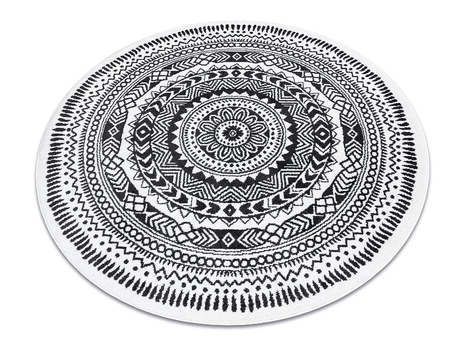 Tapijt FUN Napkin serweta wiel - grijs cercle 120 cm
