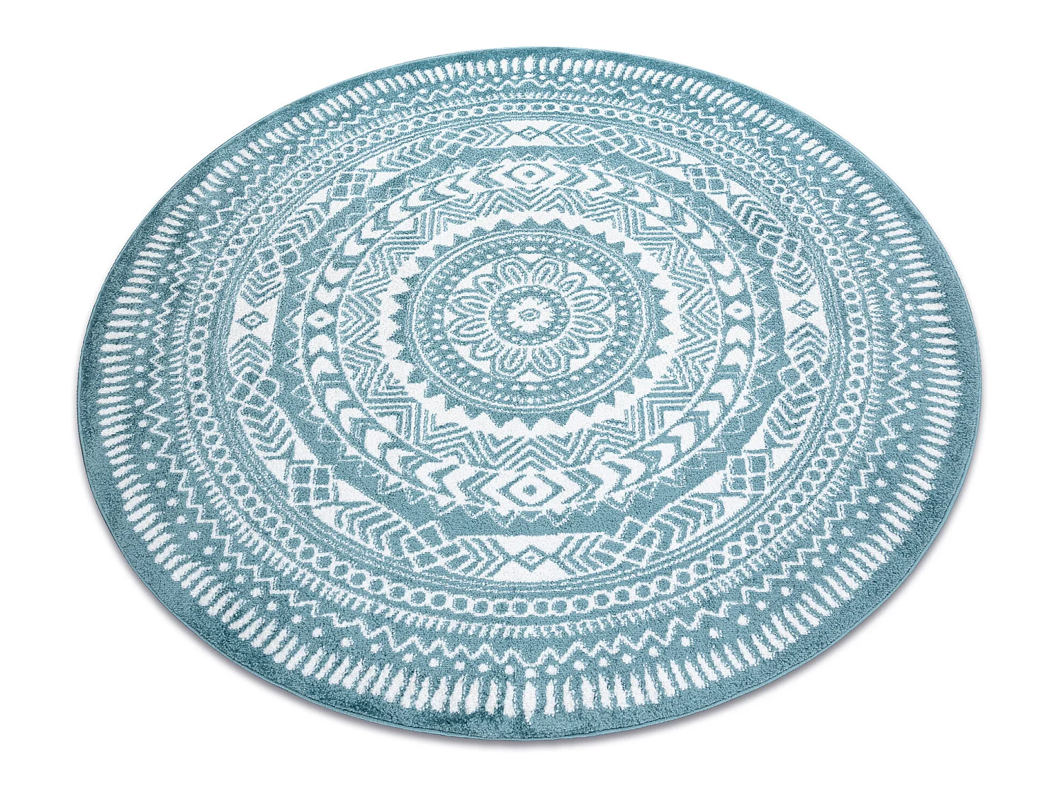 Tapijt FUN Napkin serweta wiel - blauw cercle 140 cm