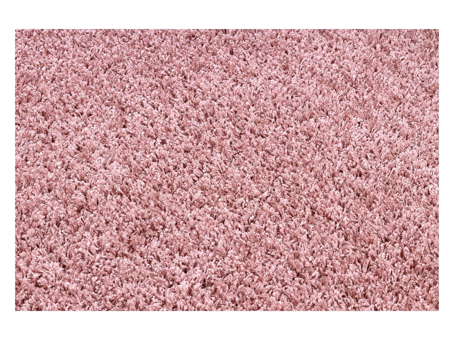 Tapis SOFFI Cercle shaggy 5cm rouge cercle 120 cm