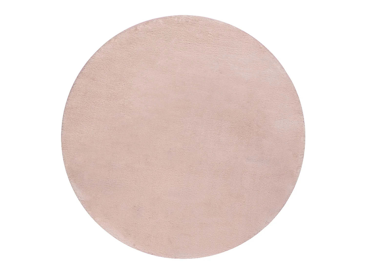 Tapis cercle POSH Shaggy pâle très épais, en peluche, antidérapant cercle 80 cm