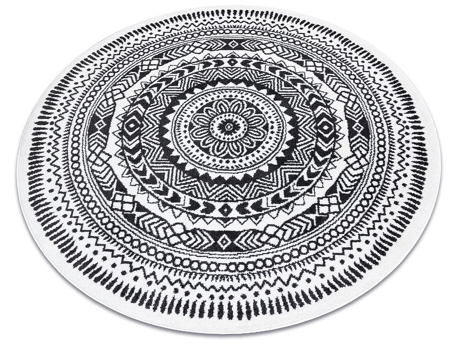 Tapijt FUN Napkin serweta wiel - grijs cercle 160 cm