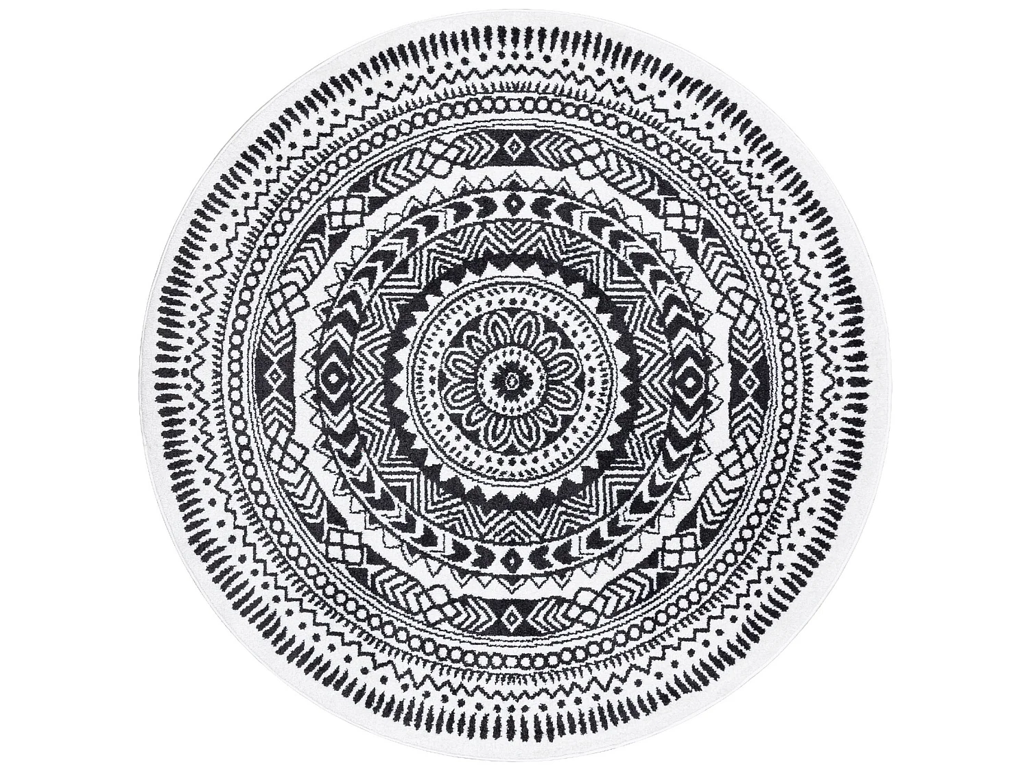 Tapijt FUN Napkin serweta wiel - grijs cercle 160 cm