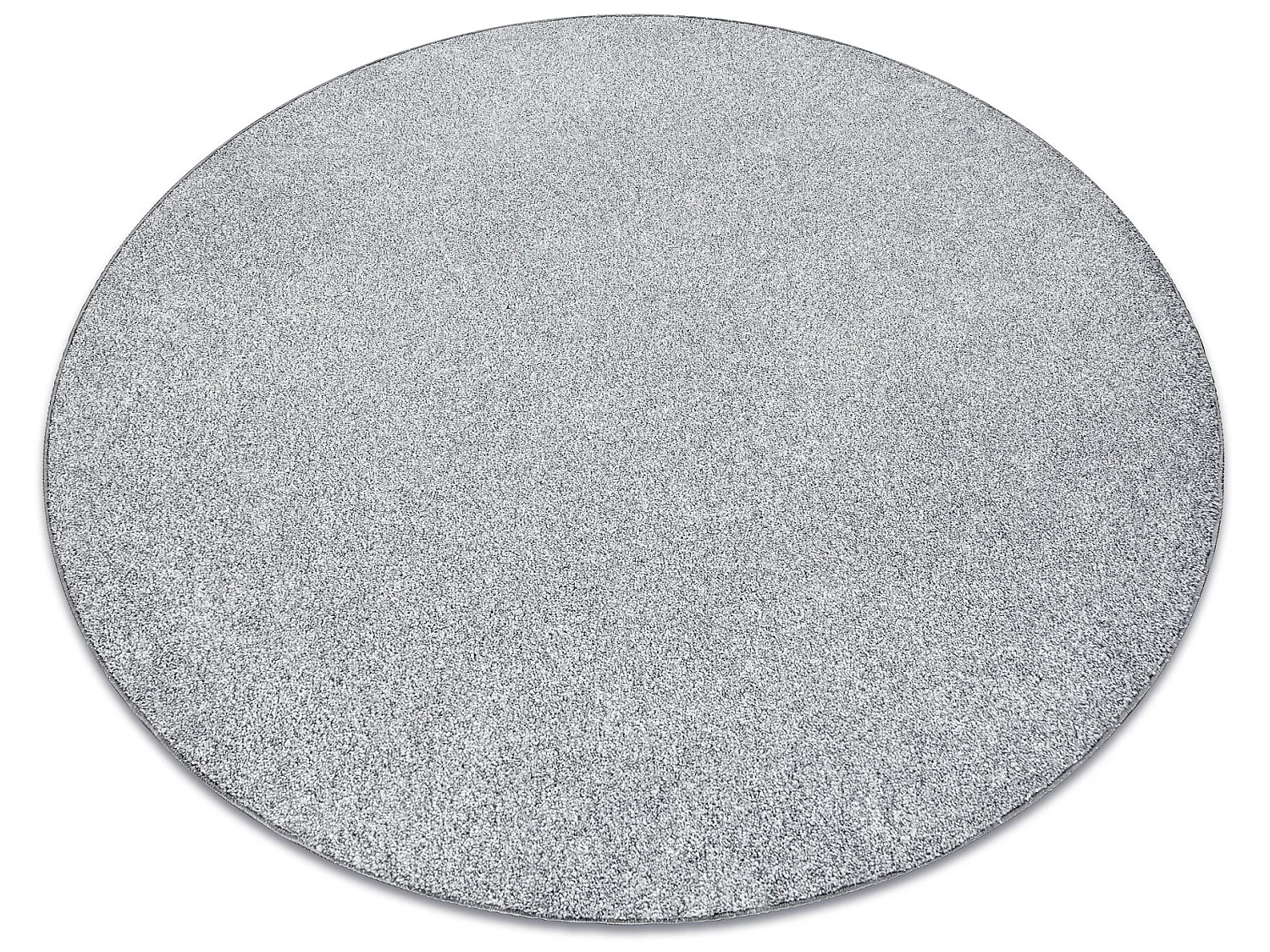 TAPIJT ROND EXCELLENCE grijskleuring 109, glad, melange cercle 133 cm