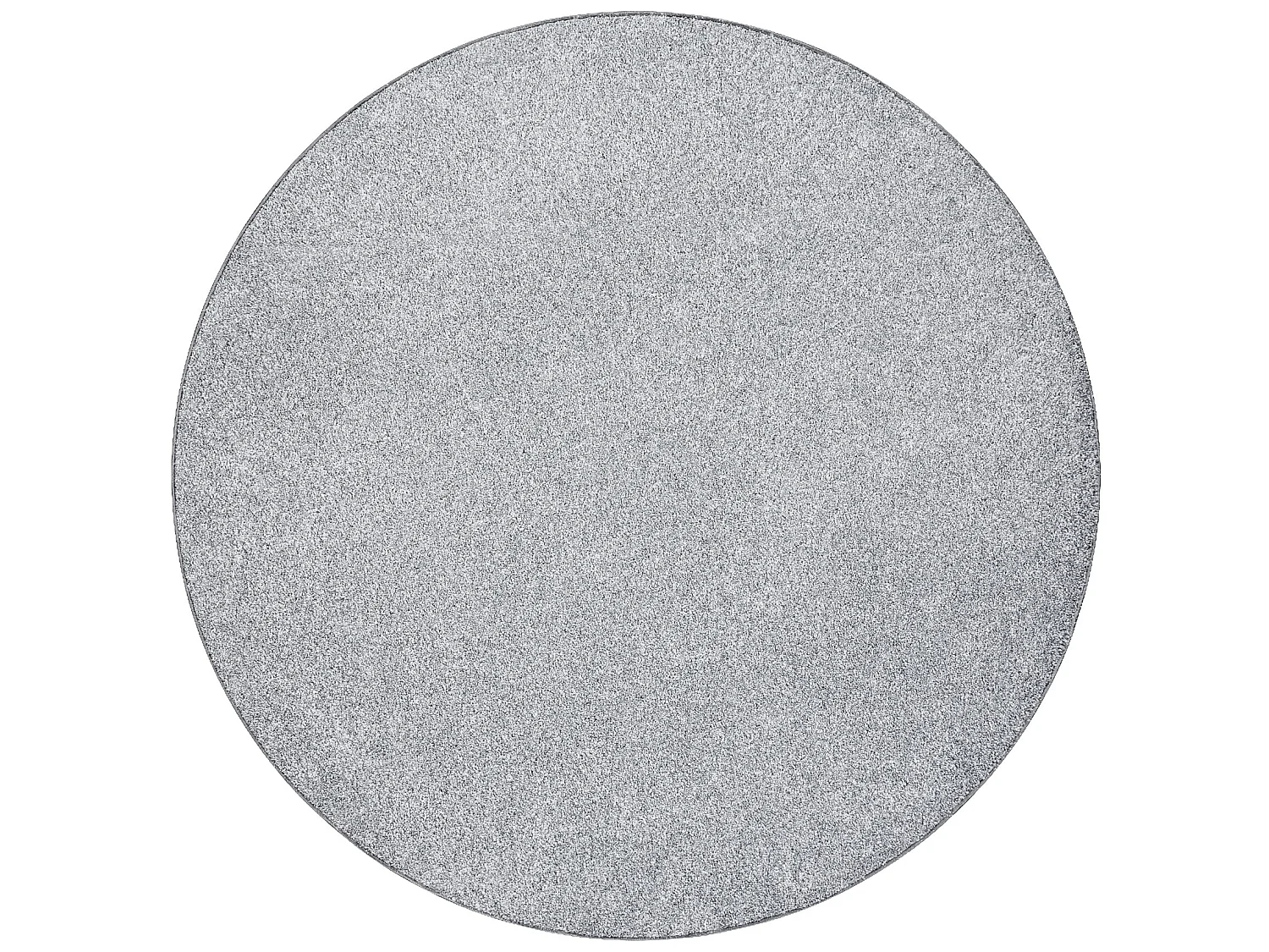 TAPIJT ROND EXCELLENCE grijskleuring 109, glad, melange cercle 133 cm