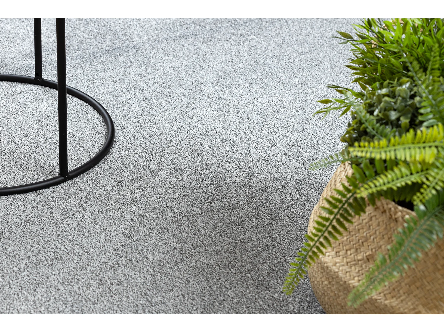 TAPIS cercle EXCELLENCE gris 109 plaine MÉLANGE cercle 133 cm