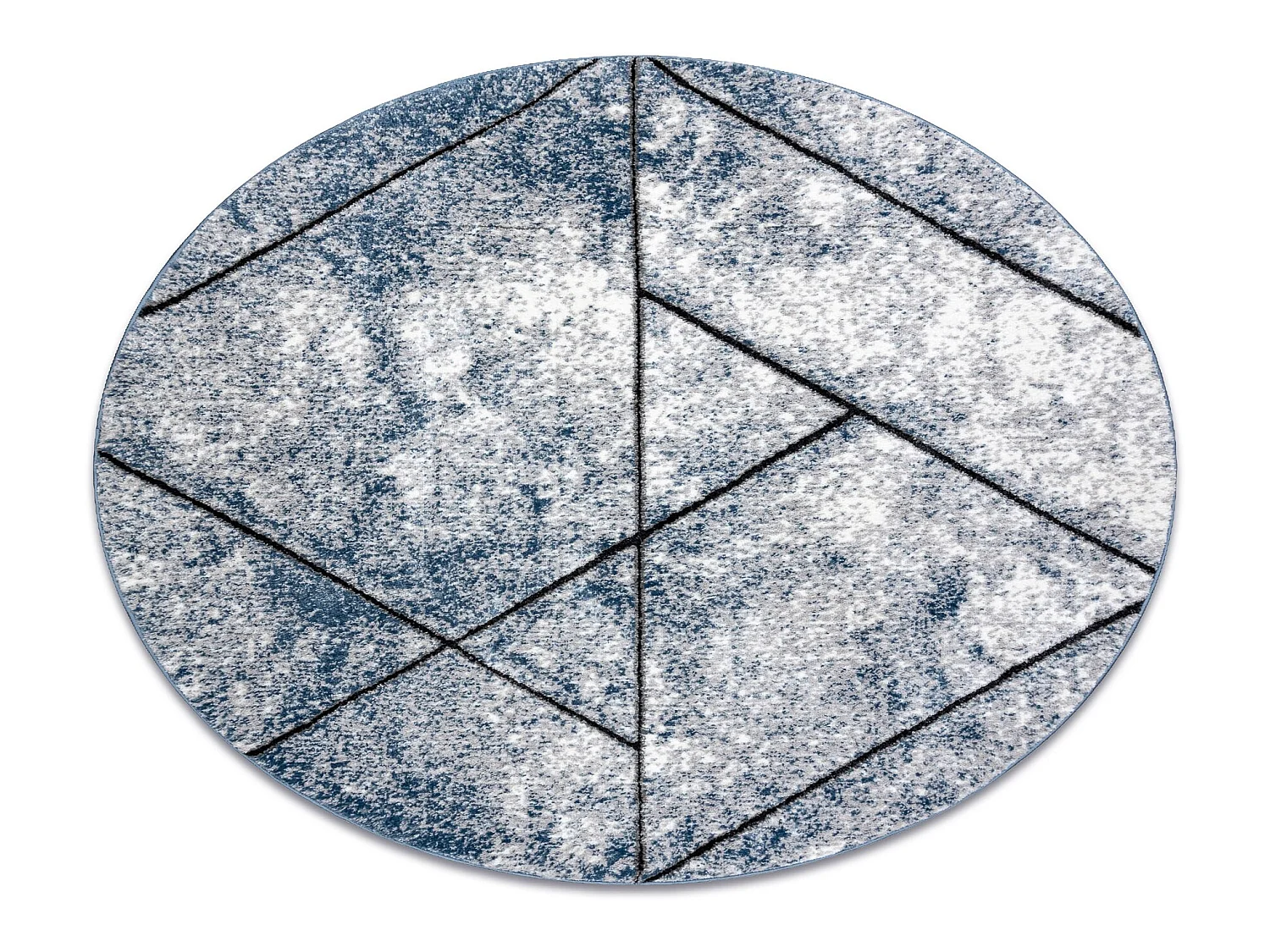 Tapis moderne COZY 8872 Cercle Wall, géométrique, triangles - Struct cercle 100 cm