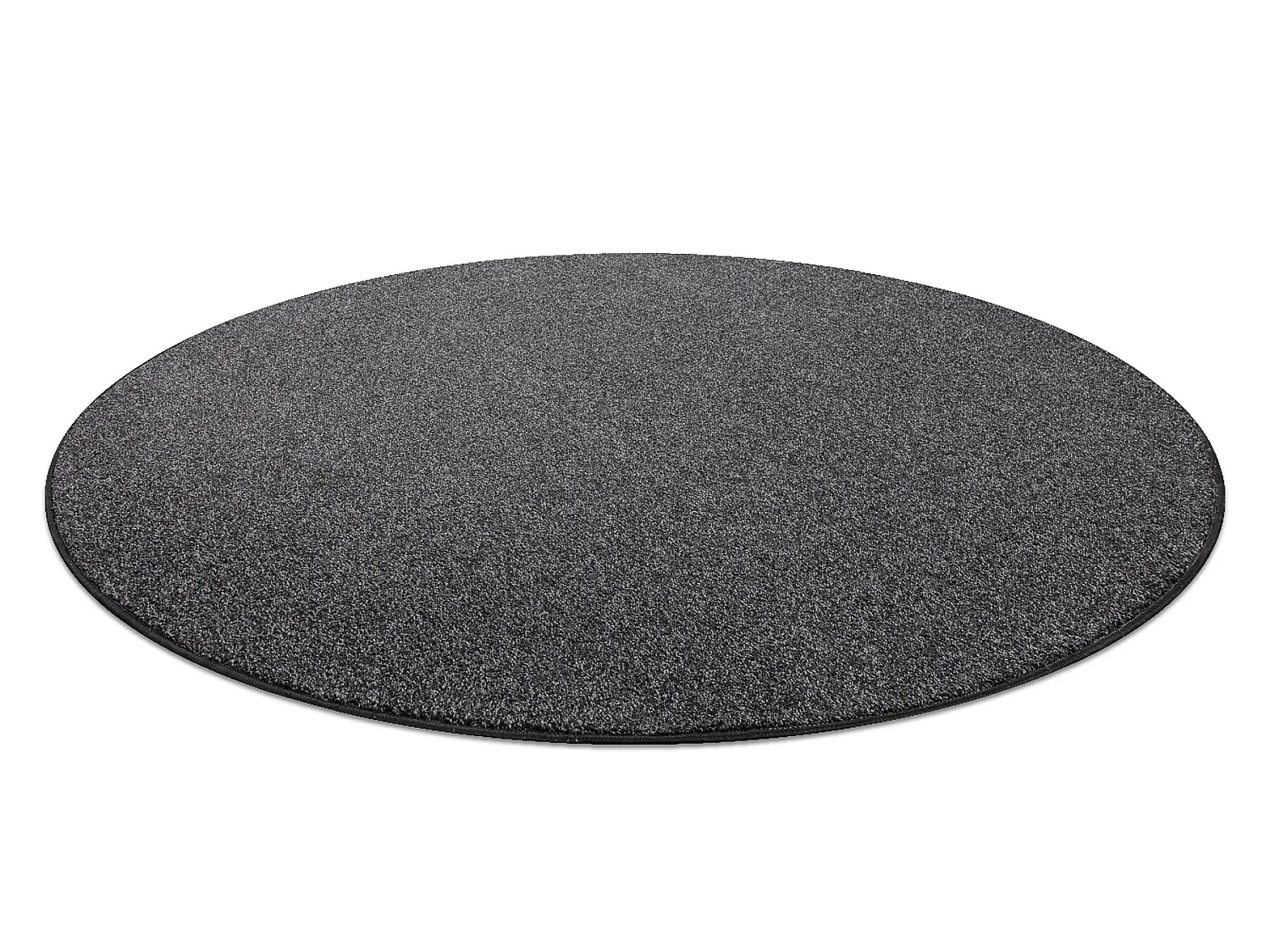 TAPIS cercle EXCELLENCE noir 141 plaine MÉLANGE cercle 150 cm