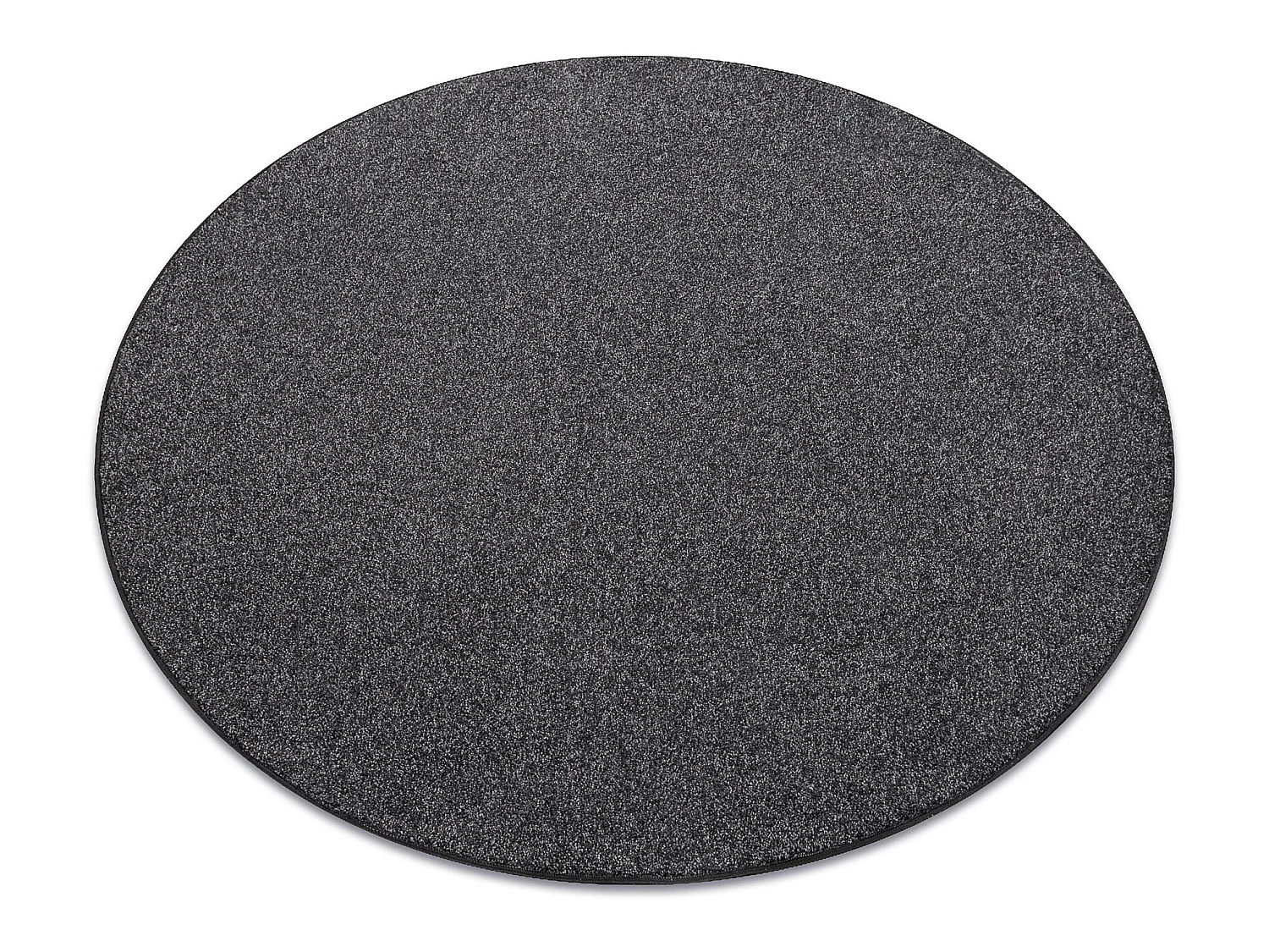 TAPIS cercle EXCELLENCE noir 141 plaine MÉLANGE cercle 150 cm