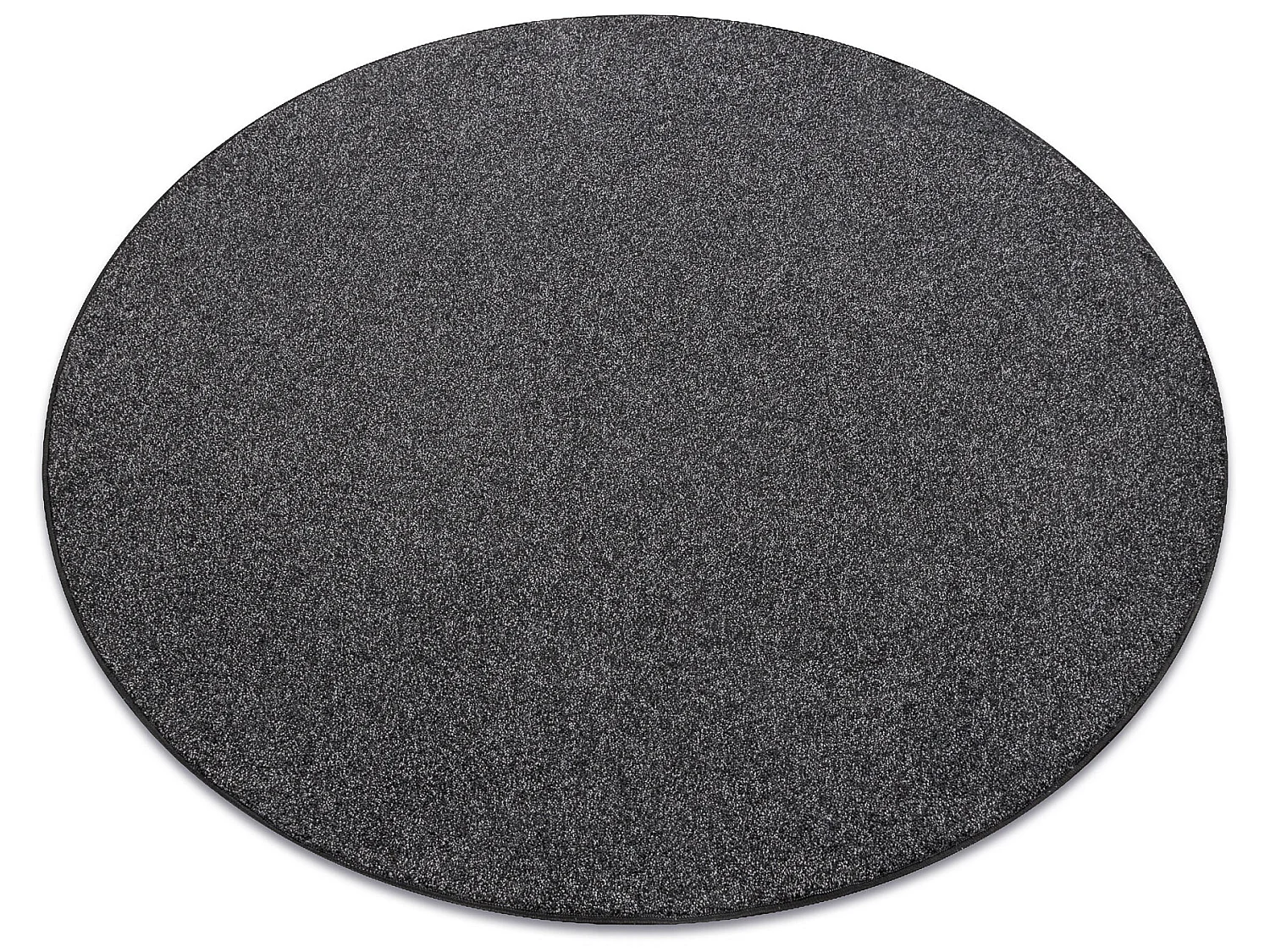 TAPIS cercle EXCELLENCE noir 141 plaine MÉLANGE cercle 150 cm