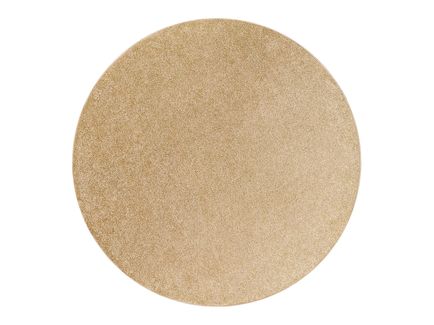 TAPIJT ROND EXCELLENCE goud 511, glad, melange cercle 133 cm