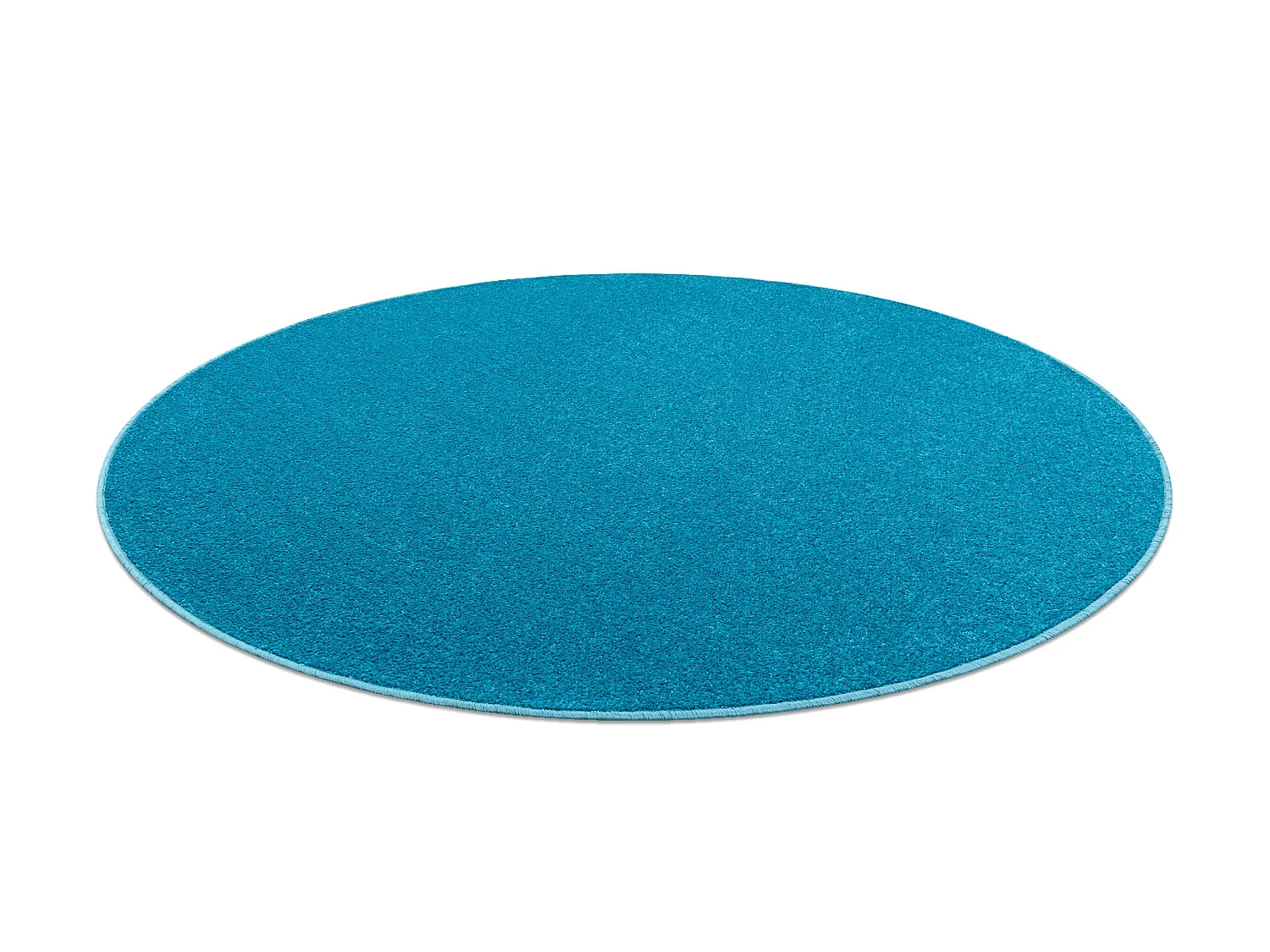 TAPIS cercle ETON turquoise cercle 100 cm