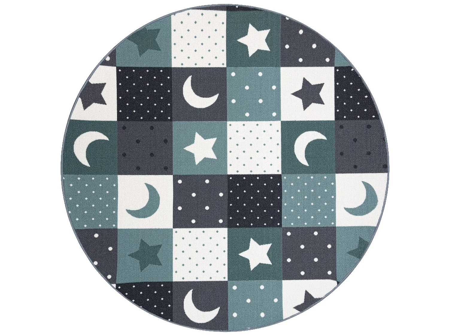 Tapijt voor kinderen STARS ROND - sterren, Sterretje , kinderen, turko cercle 170 cm