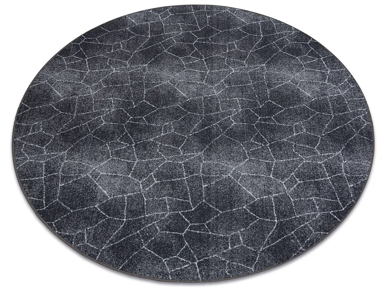 Tapijt STONE ROND steen grijskleuring cercle 170 cm