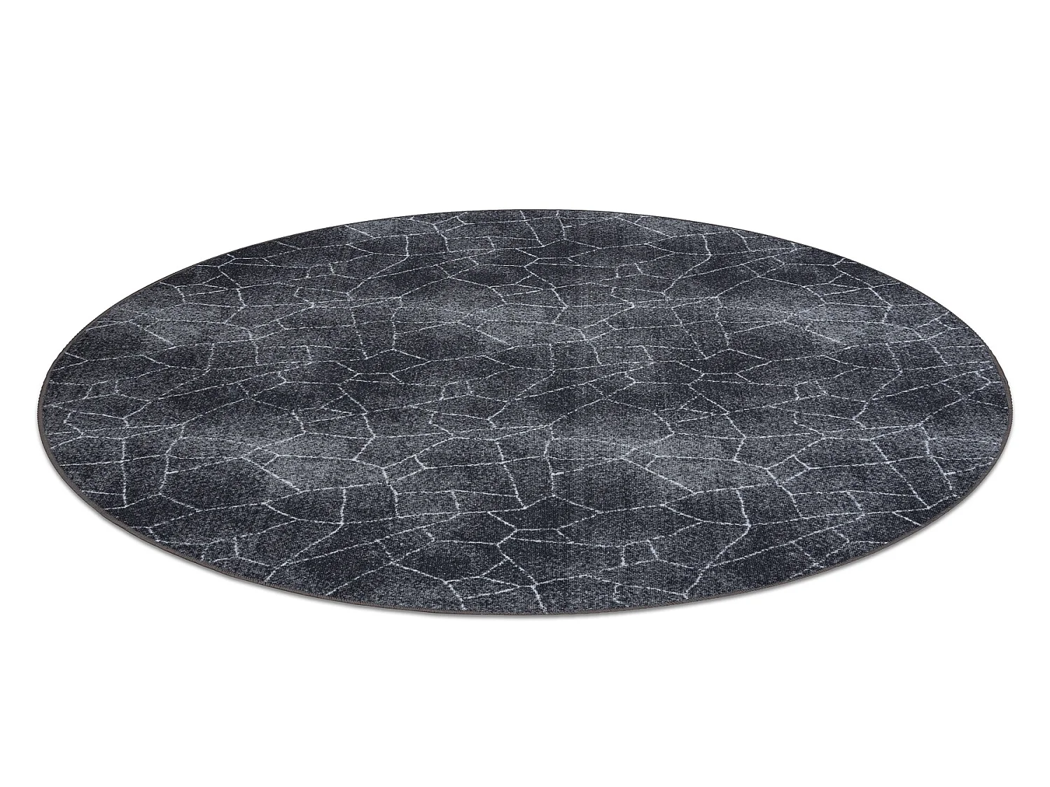 Tapijt STONE ROND steen grijskleuring cercle 170 cm