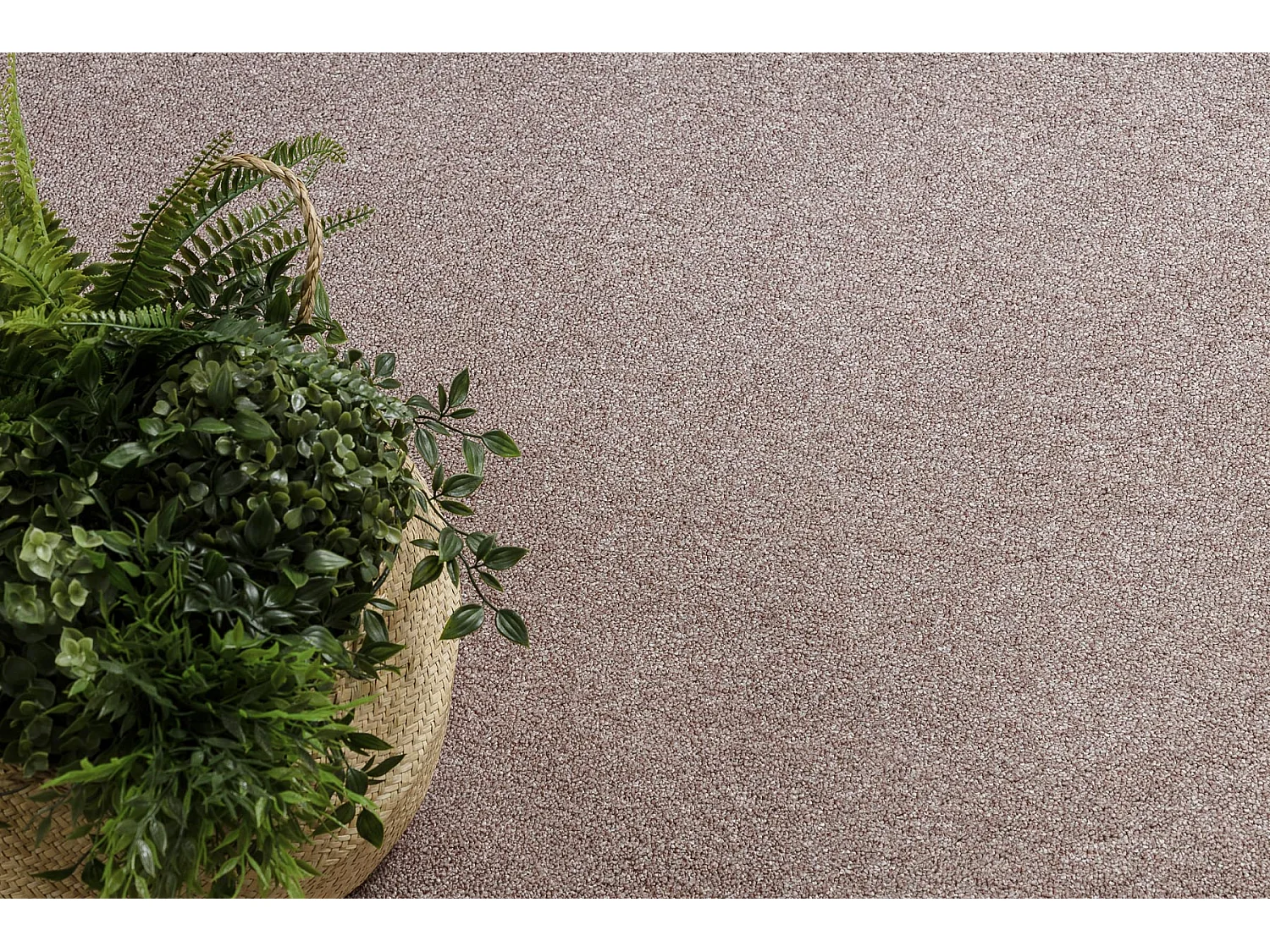 TAPIJT ROND EXCELLENCE vuil rozekleuring 407, glad, melange cercle 200 cm