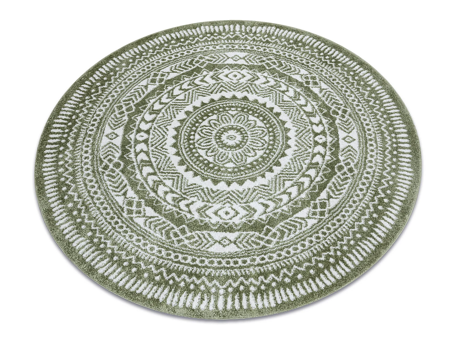Tapijt FUN Napkin serweta wiel - groen cercle 120 cm