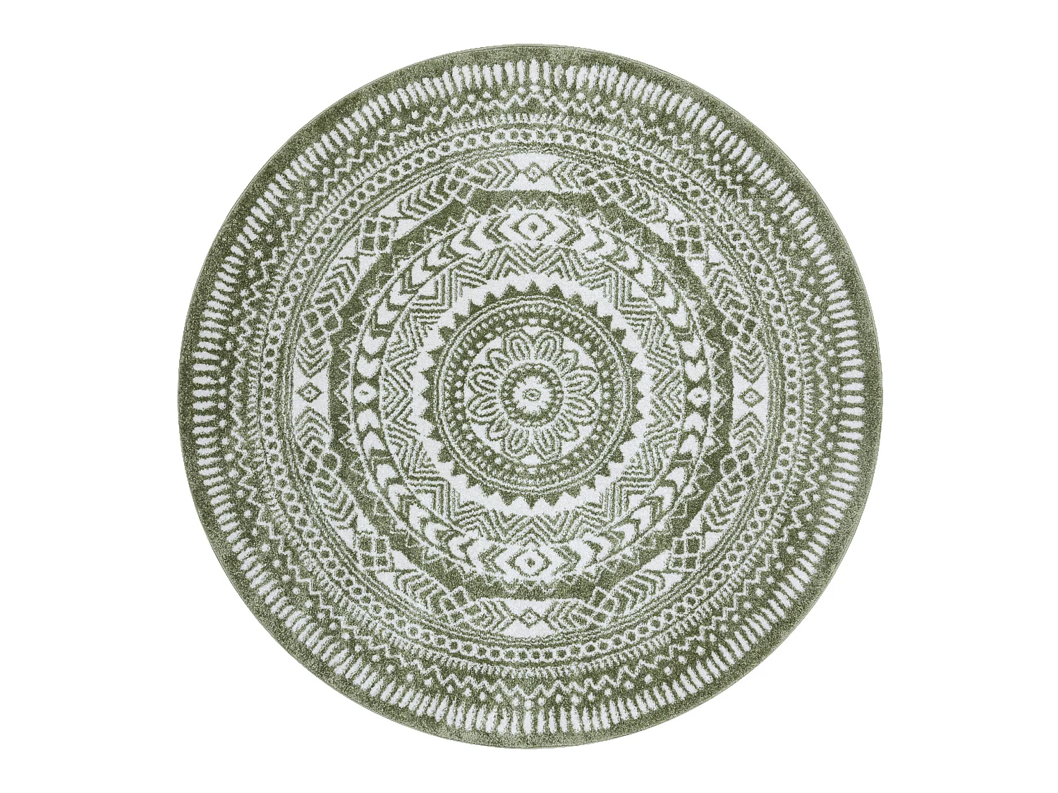 Teppich FUN Land Napkin Serviette Kreis - grün cercle 120 cm