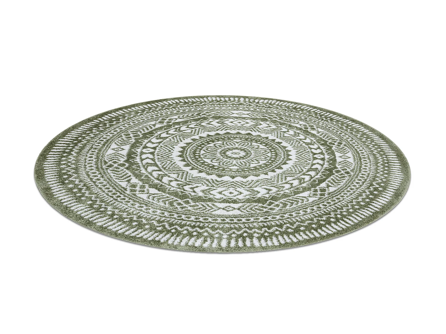 Teppich FUN Land Napkin Serviette Kreis - grün cercle 120 cm