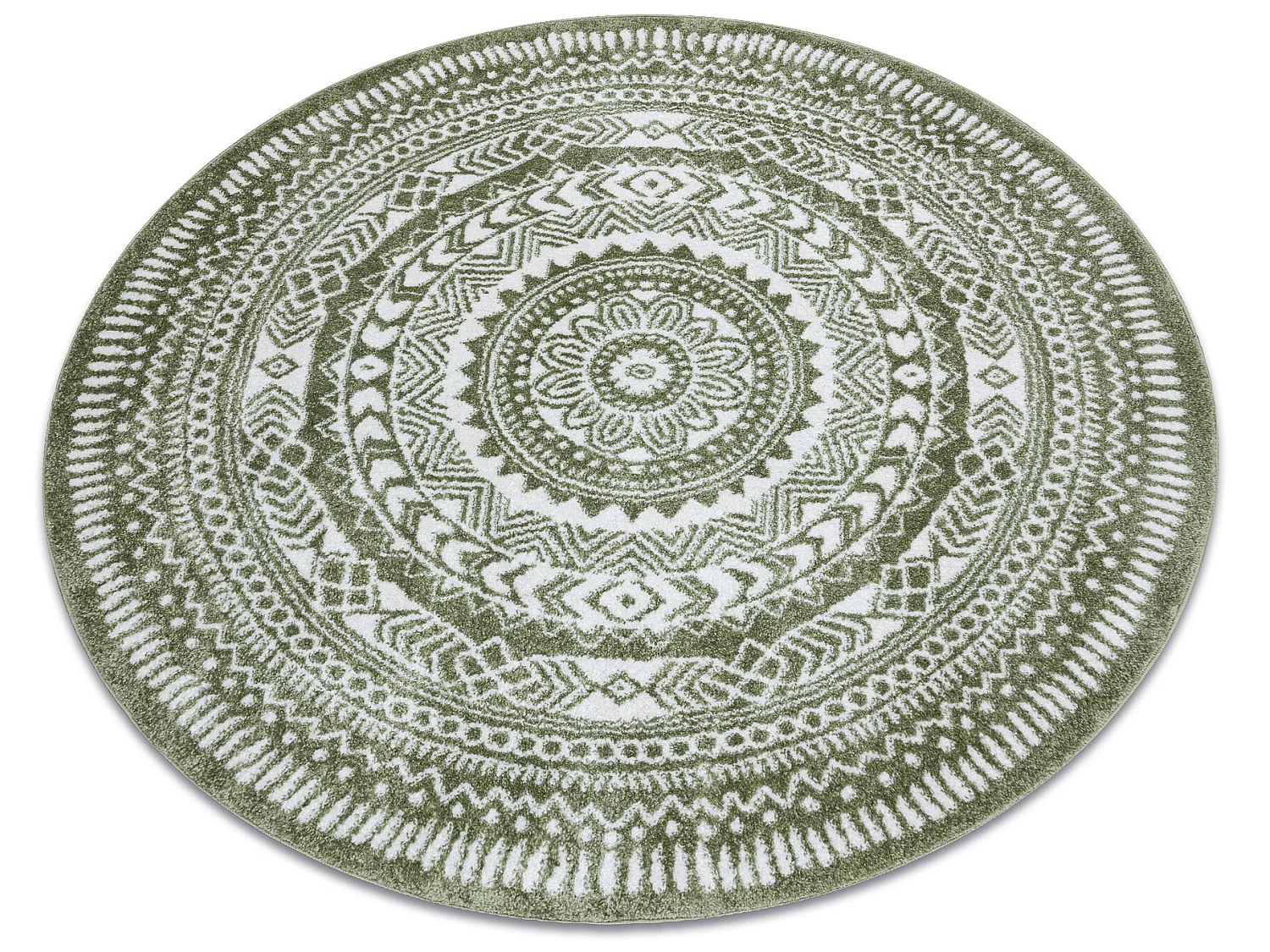 Dywan FUN Napkin serweta koło - zielony cercle 120 cm