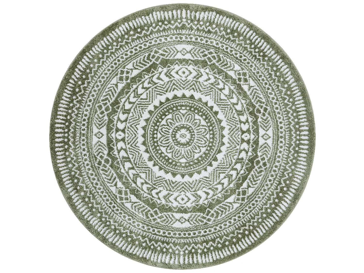 Dywan FUN Napkin serweta koło - zielony cercle 120 cm