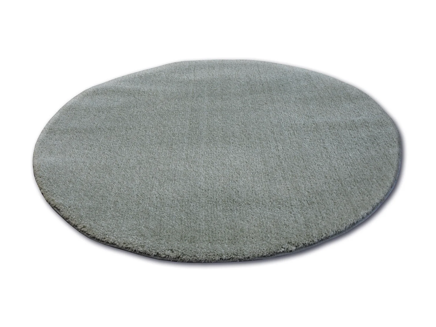Tapijt ROND SHAGGY MICRO groen  cercle 100 cm