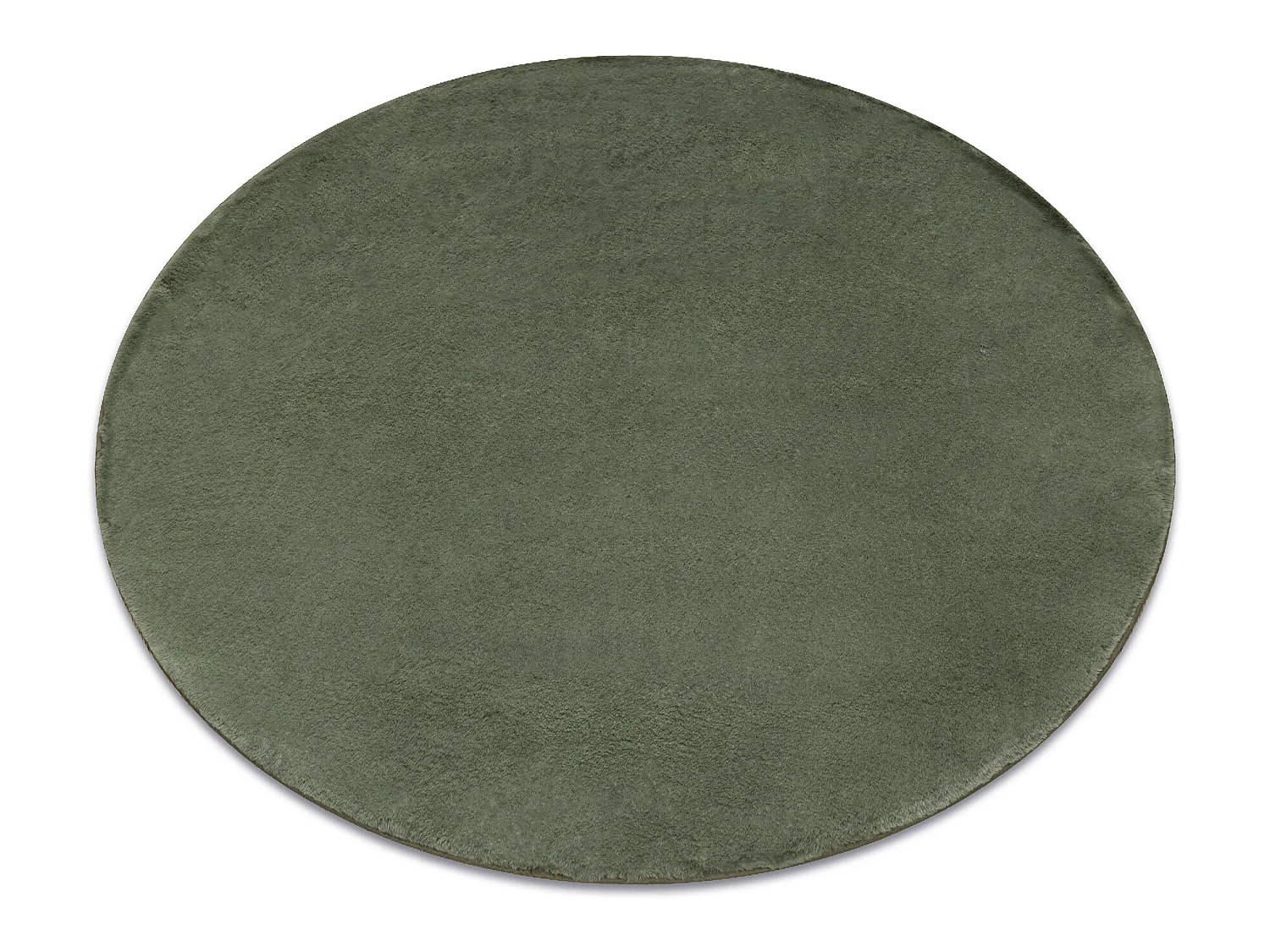 Modern wastapijt POSH cirkel shaggy, pluche, dik anti-slip groen cercle 80 cm