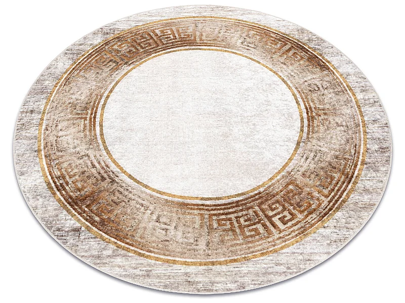 Tappeto lavabile MIRO 51236.807 cerchio Marmo, greco antiscivolo - bei cercle 200 cm