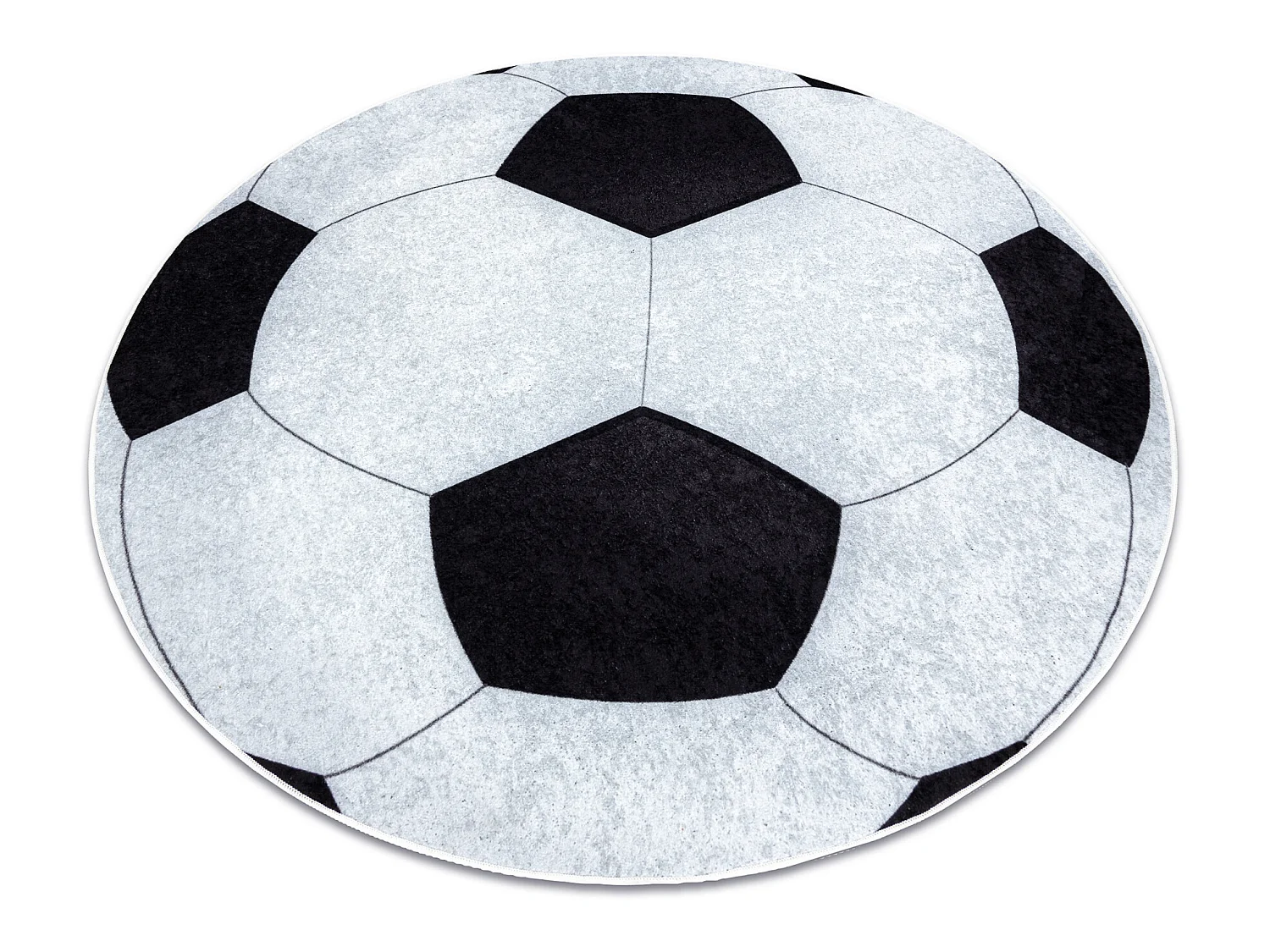 JUNIOR 51553.802 cirkel tapijt wasbaar voetbal voor kinderen antislip  cercle 80 cm