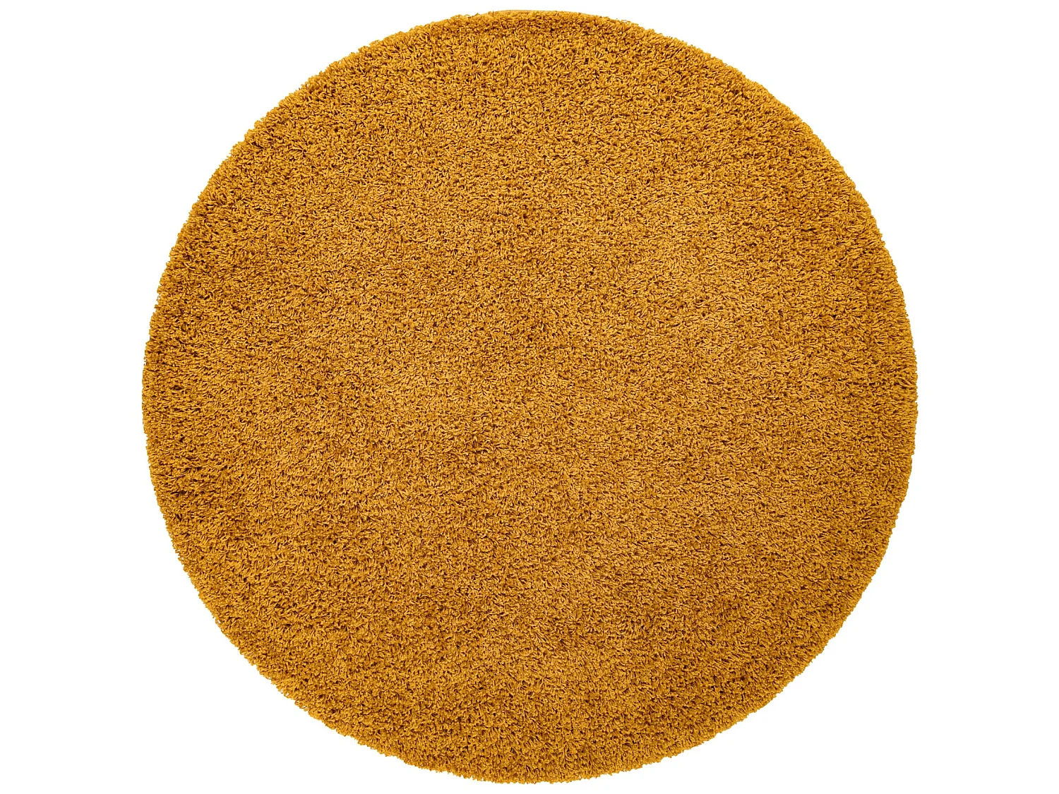 Tapis SOFFI Cercle shaggy 5cm or cercle 160 cm