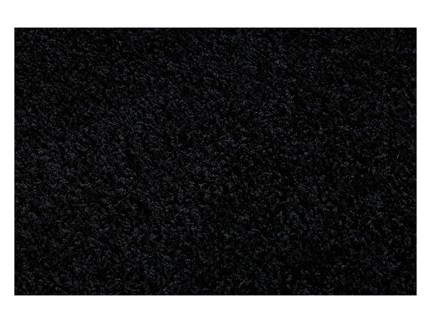 Teppich SOFFI Kreis shaggy 5cm schwarz cercle 120 cm