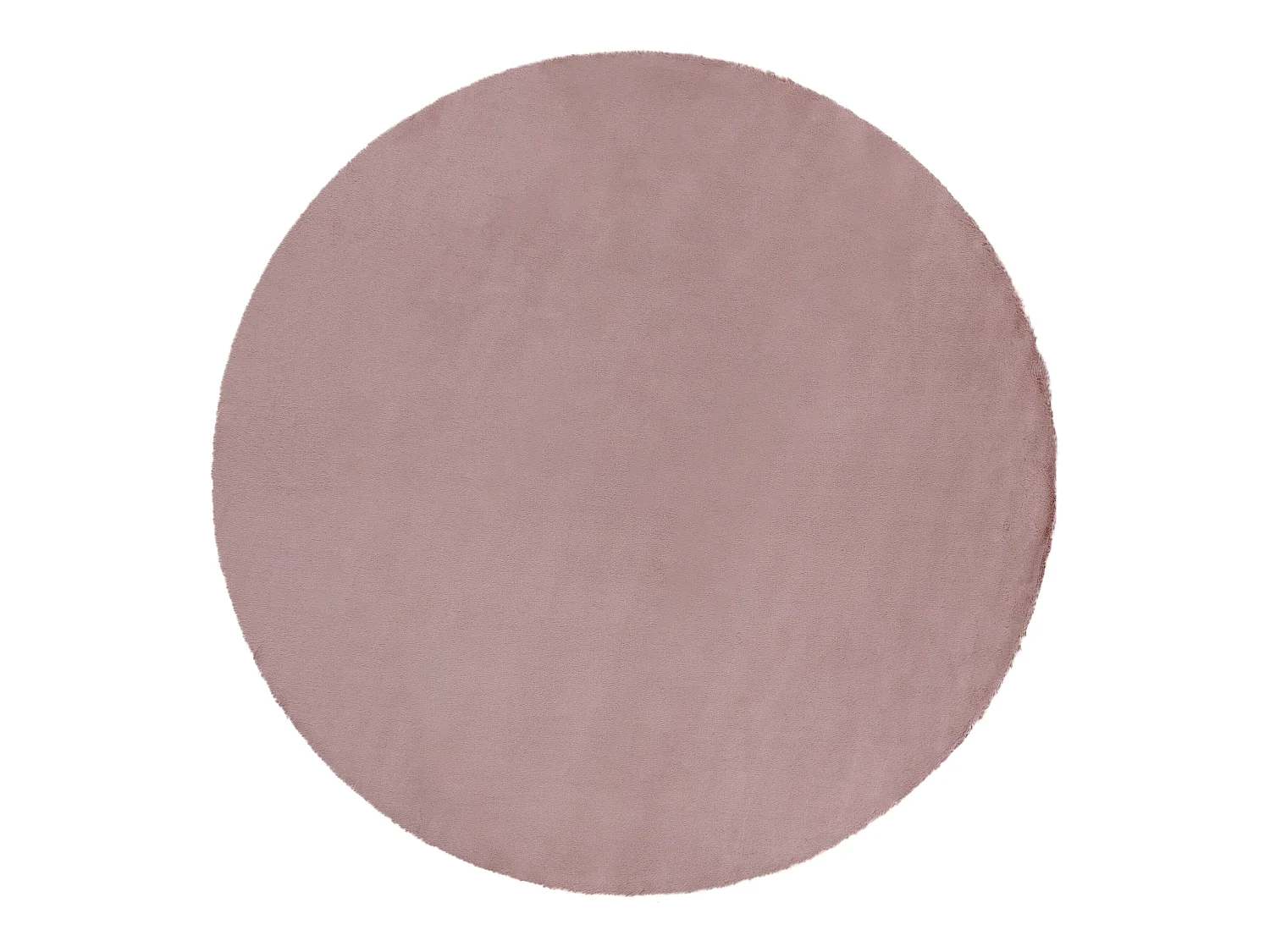 Tapis BUNNY cercle IMITATION DE FOURRURE DE LAPIN cercle 80 cm