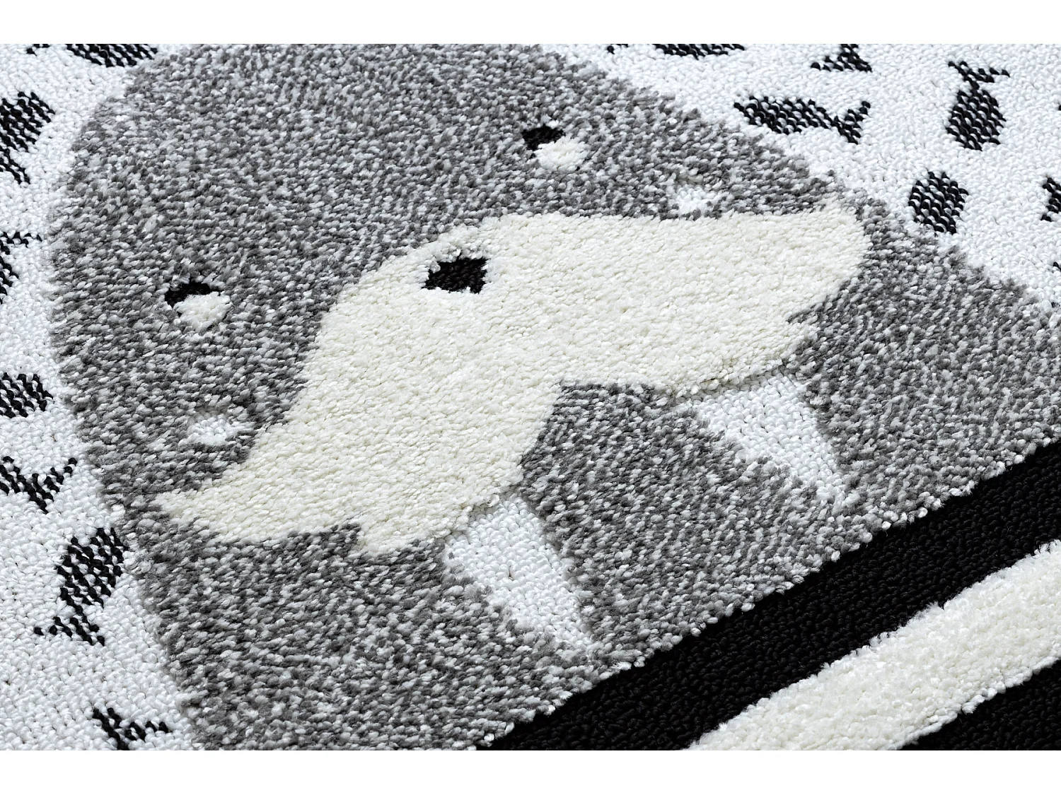 Kindertapijt JOY Rond , Walrus walrus , voor kinderen - Structureel, t cercle 140 cm