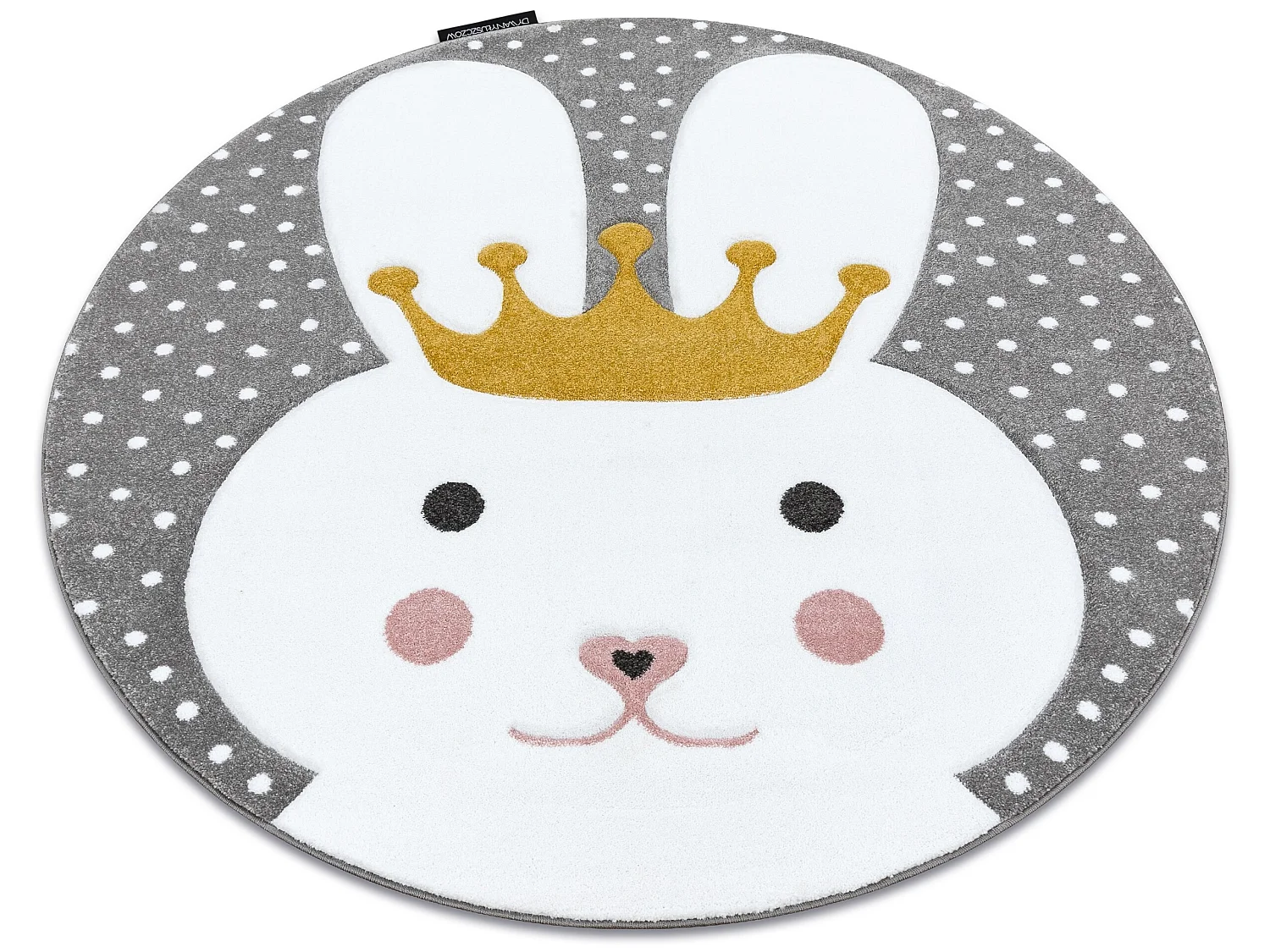 Tapis PETIT BUNNY PETIT LAPIN cercle gris cercle 140 cm