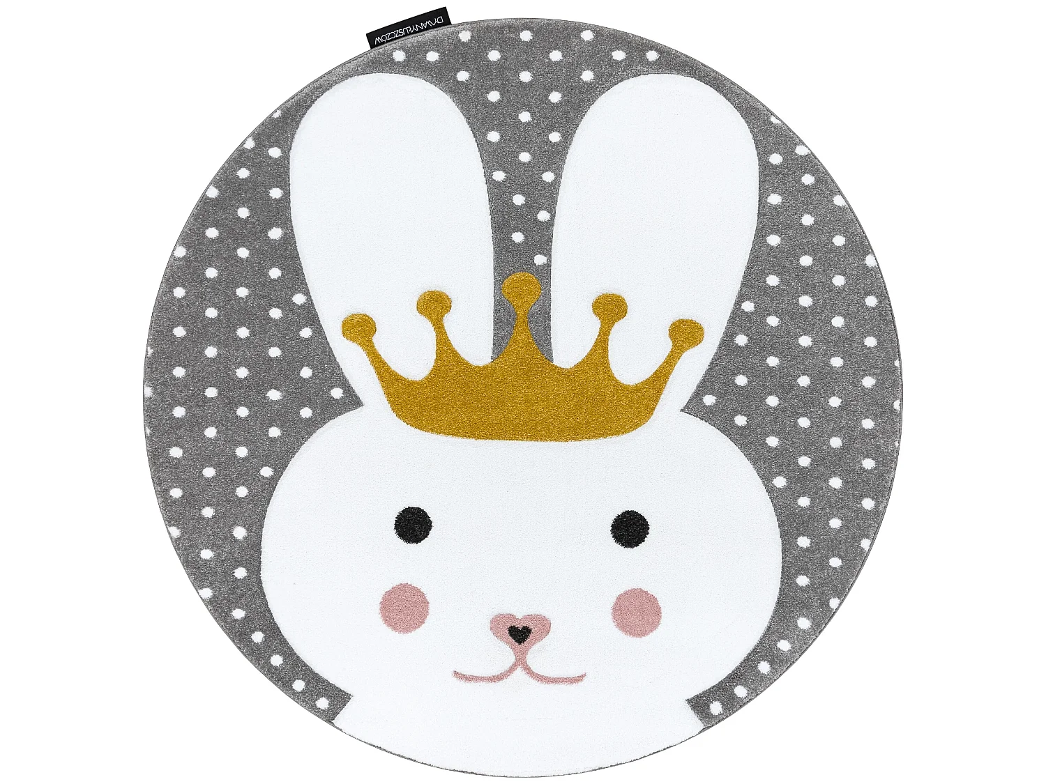Tapis PETIT BUNNY PETIT LAPIN cercle gris cercle 140 cm