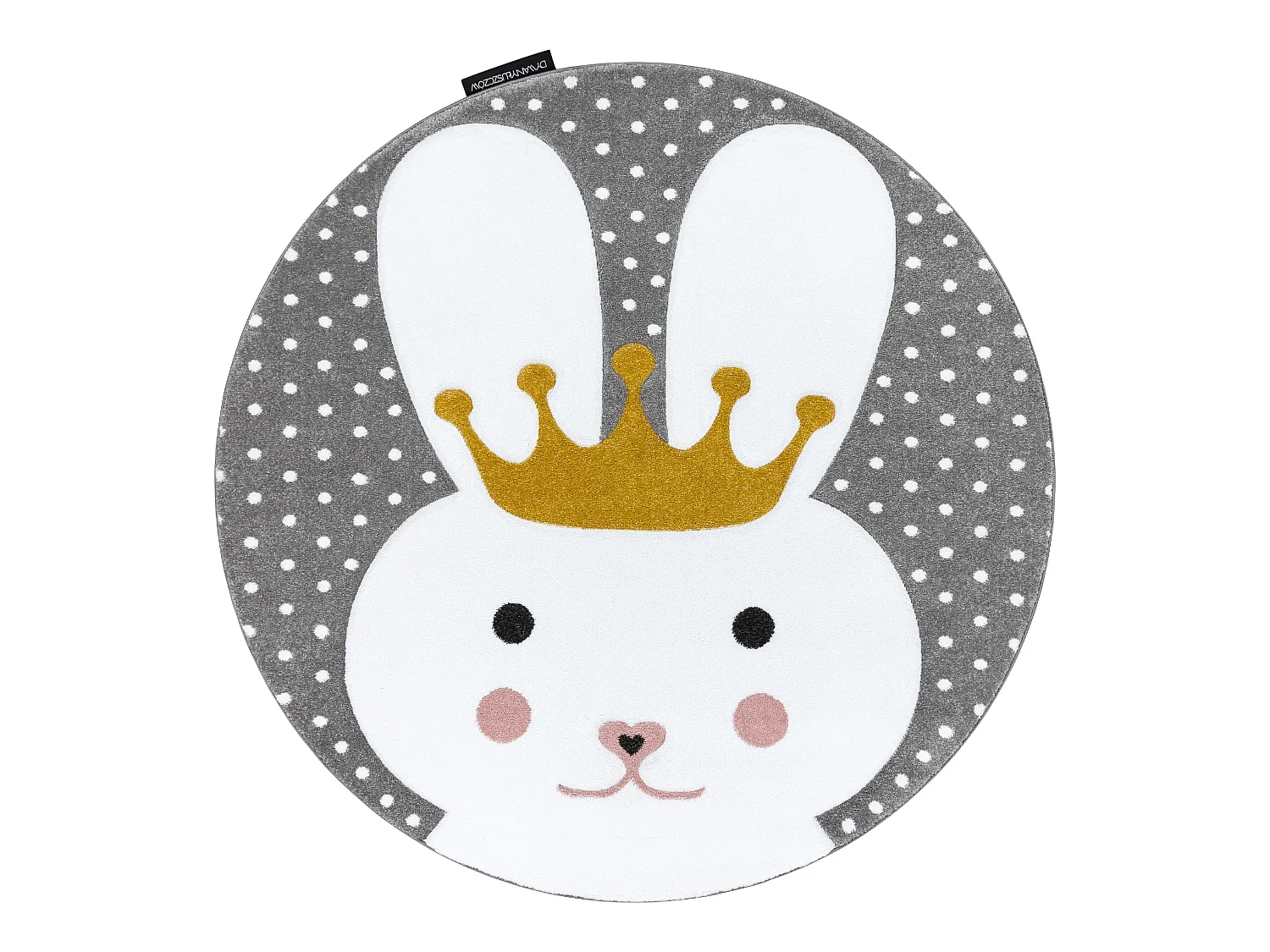 Kinderteppich PETIT BUNNY HASE Kreis grau cercle 160 cm