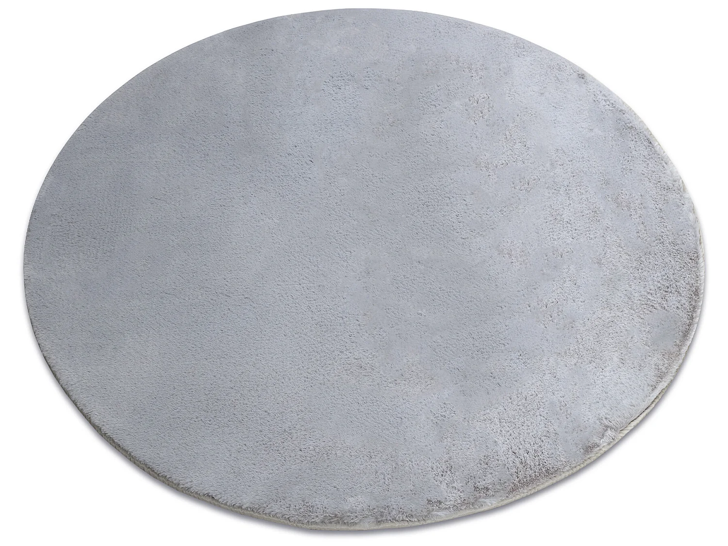 Modern wastapijt POSH cirkel shaggy, pluche, dik anti-slip grijs cercle 80 cm