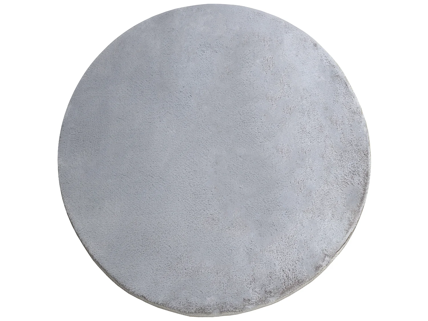 Modern wastapijt POSH cirkel shaggy, pluche, dik anti-slip grijs cercle 80 cm