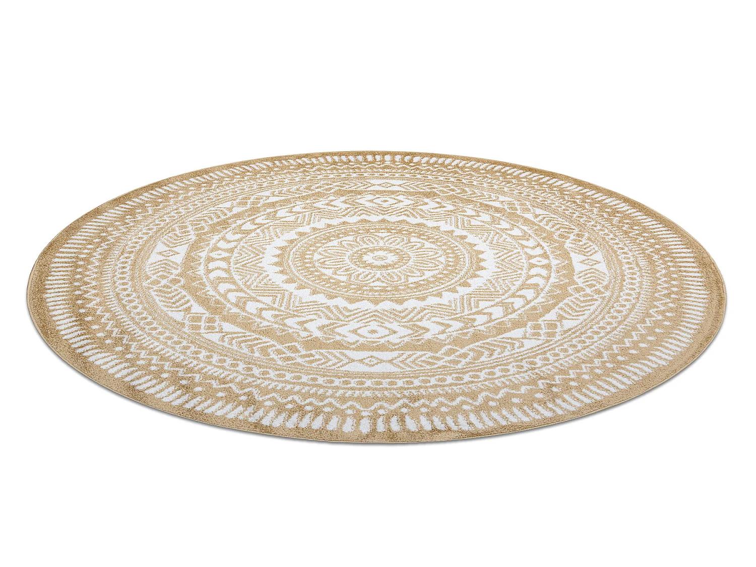 Tapis FUN Napkin, serviette de table cercle - crème cercle 100 cm