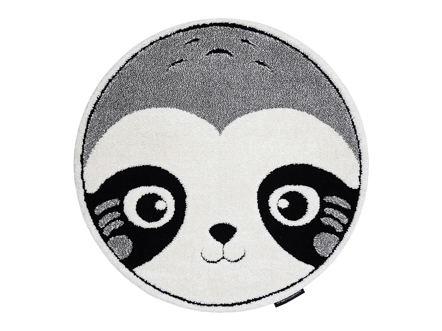Kindertapijt JOY Rond , Panda beertje, voor kinderen - Structureel, tw cercle 140 cm