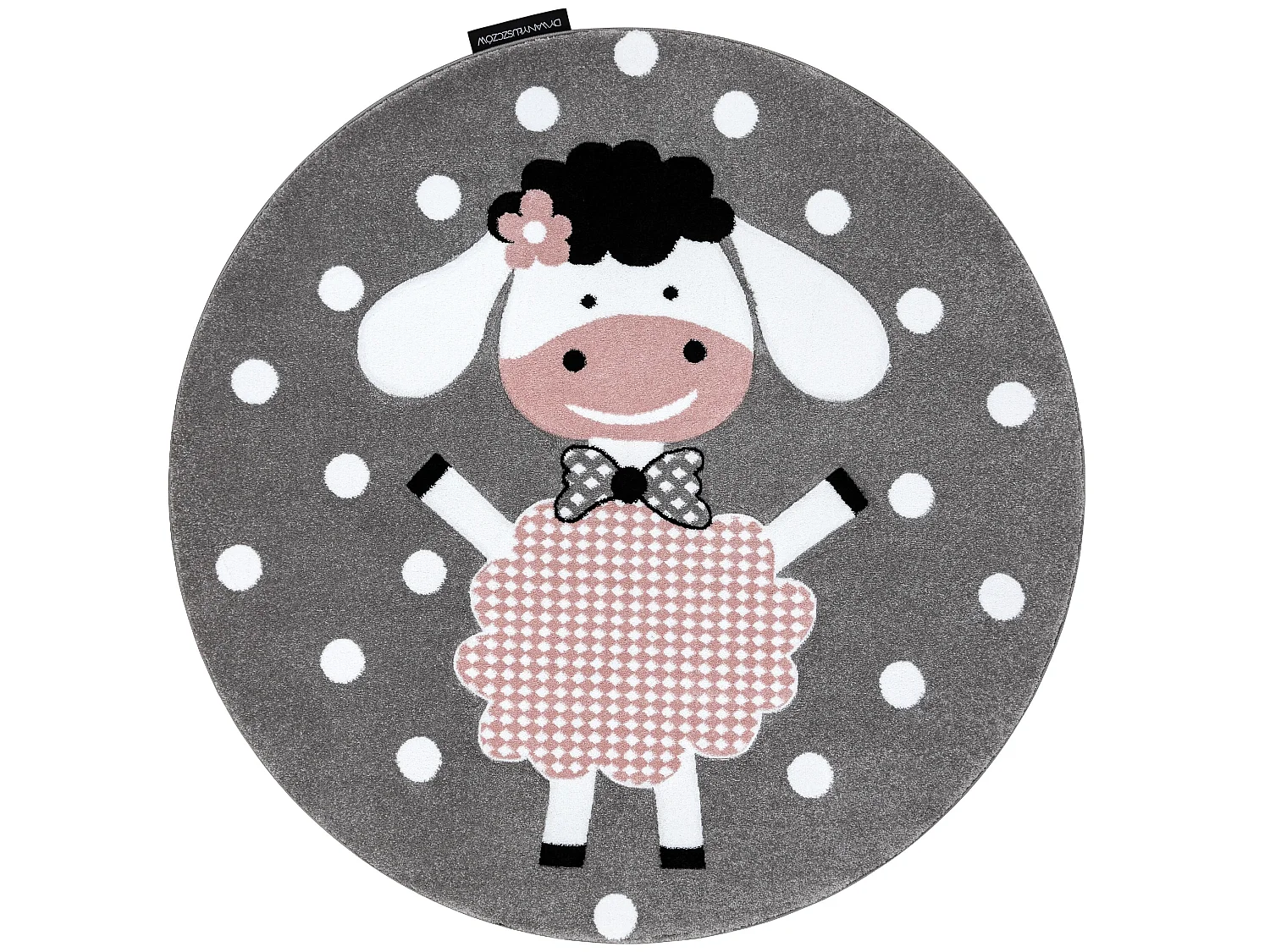 Kinderteppich PETIT DOLLY Schaf Kreis grau cercle 140 cm