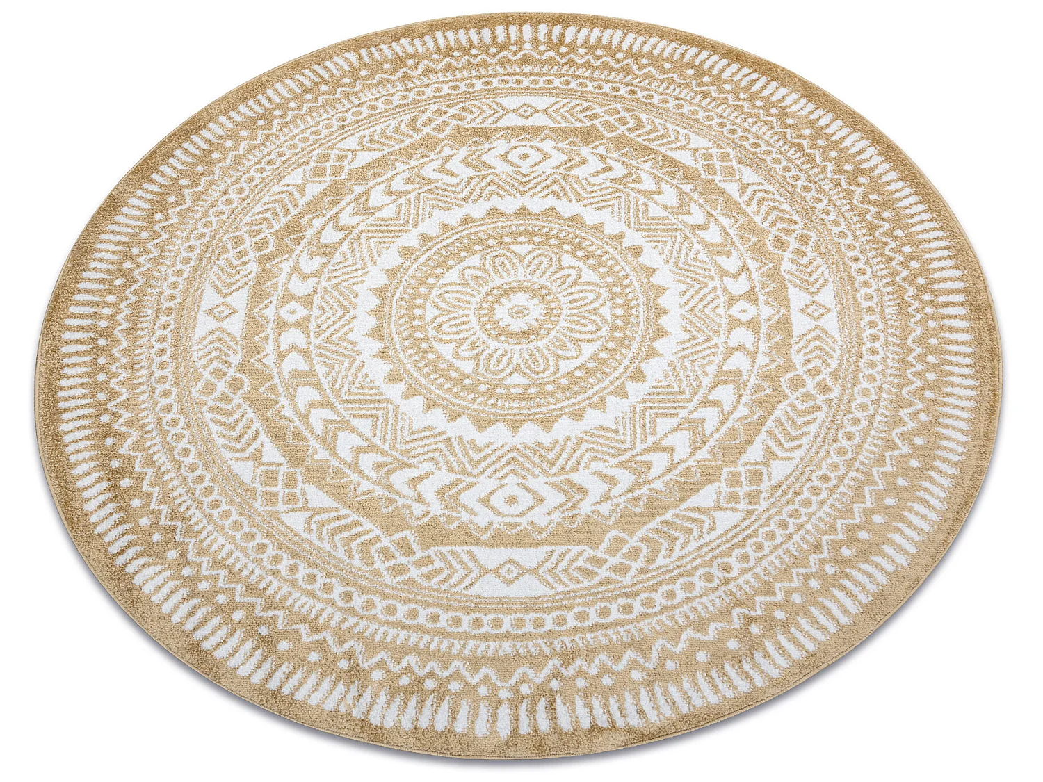 Tapis FUN Napkin, serviette de table cercle - crème cercle 120 cm