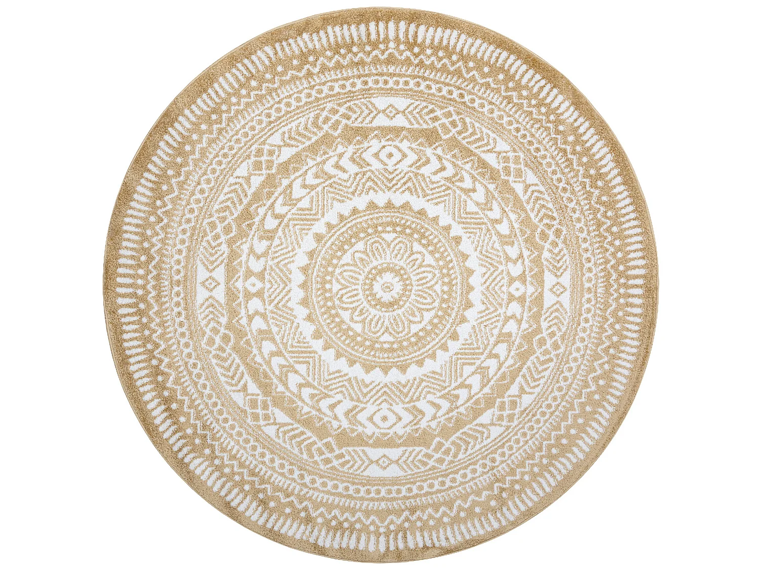 Tapis FUN Napkin, serviette de table cercle - crème cercle 120 cm