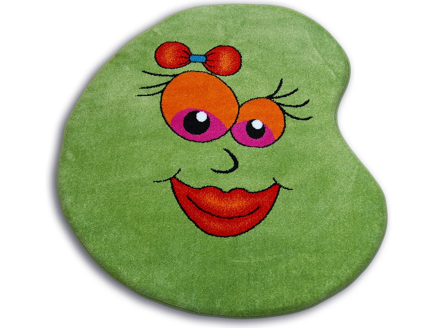 Tapis PEINT cercle - 1552 vert cercle 100 cm