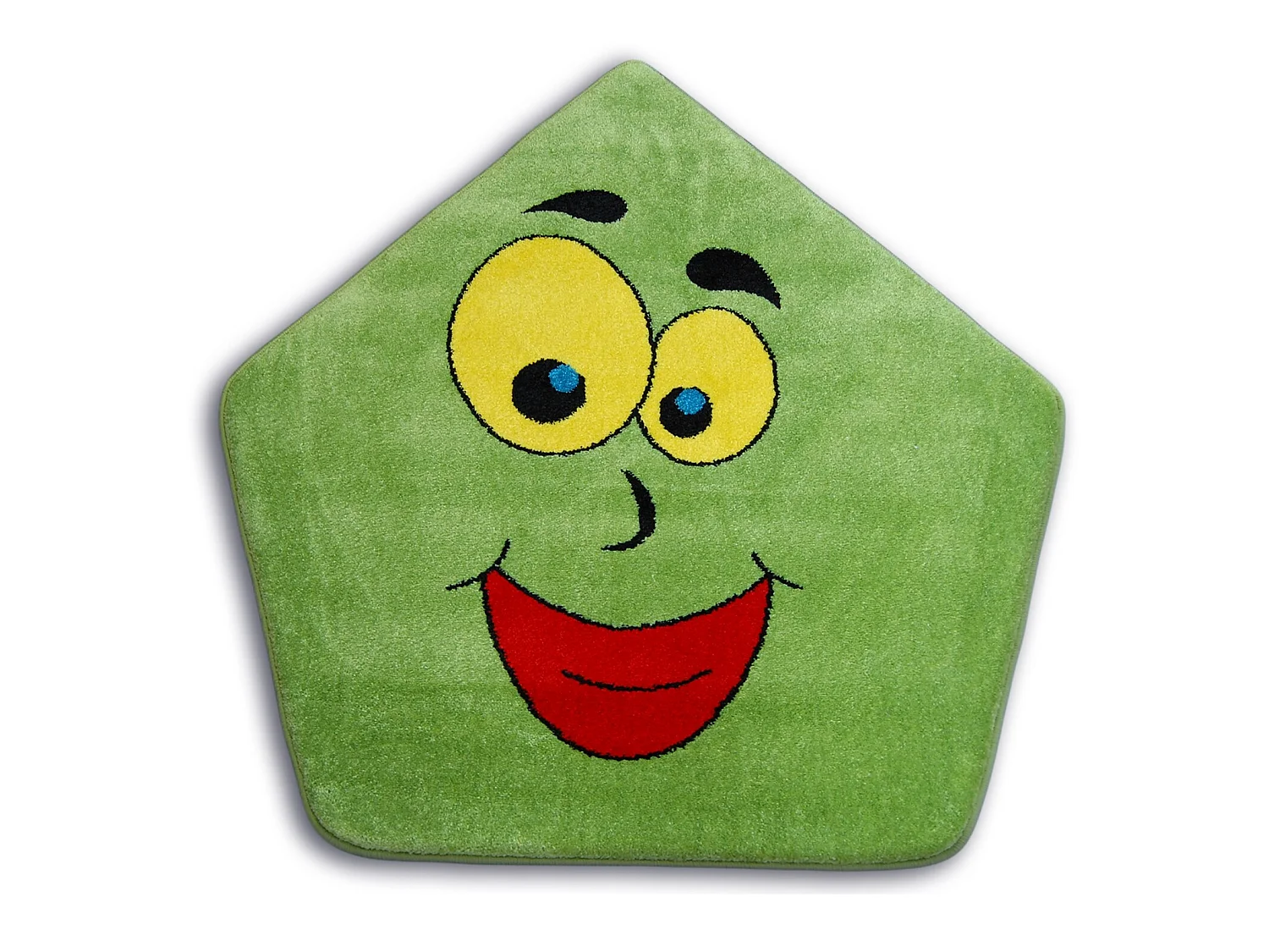 Tapijt PAINT pentagon - 1553 groen cercle 120 cm