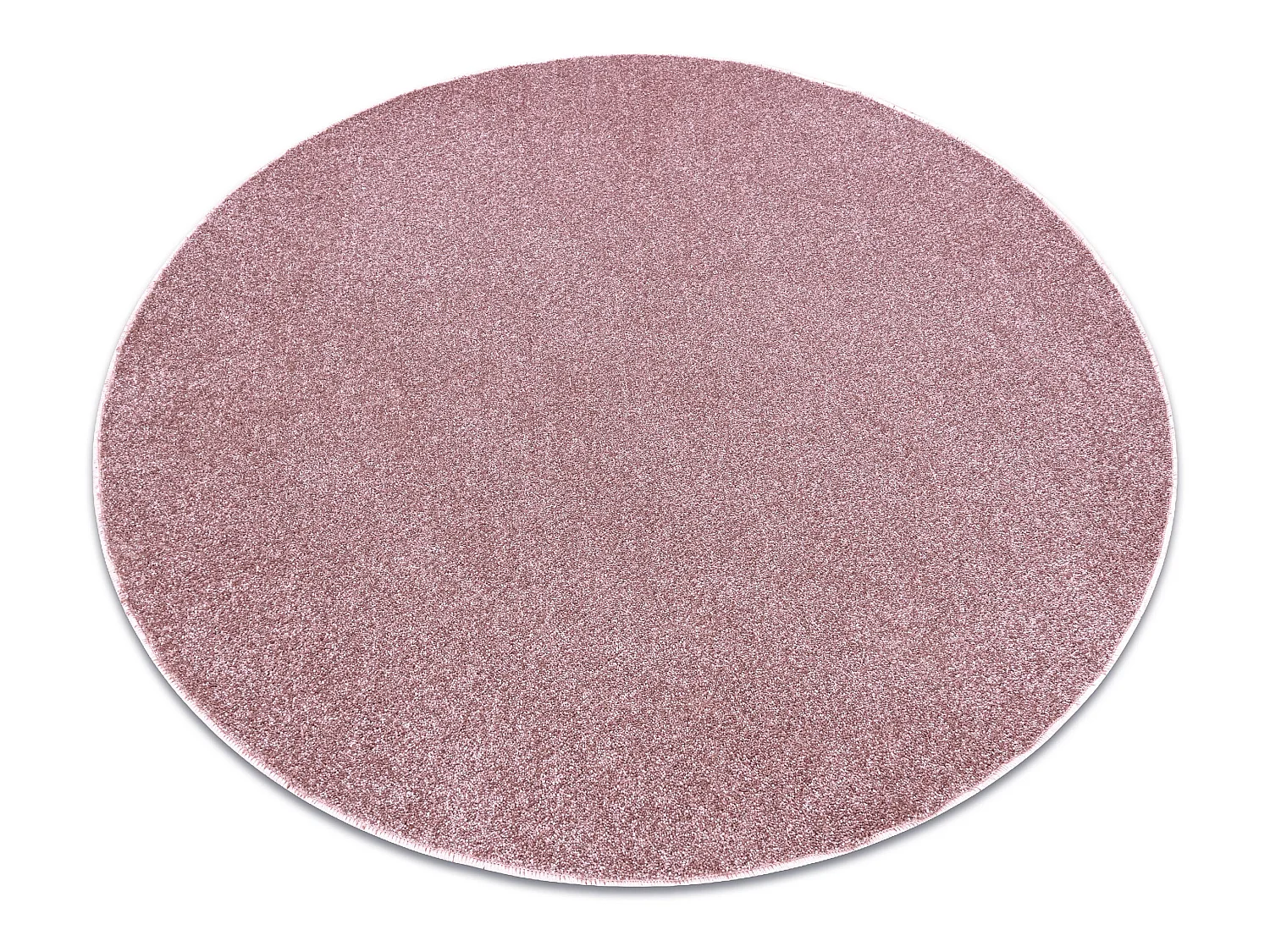 TAPIS cercle SANTA FE pâle 60 plaine couleur unie cercle 100 cm