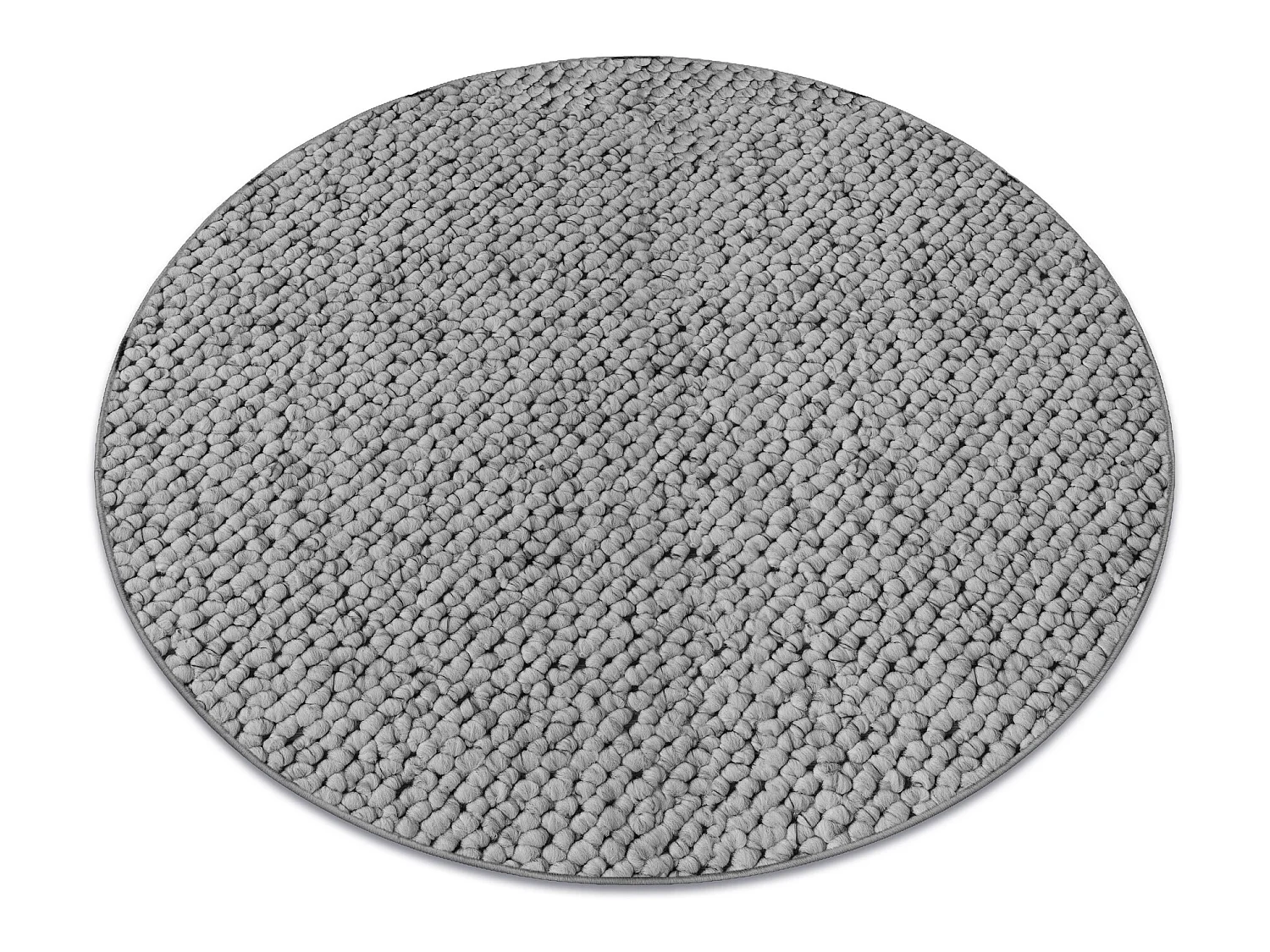 TAPIJT ROND CASABLANCA grijskleuring cercle 150 cm