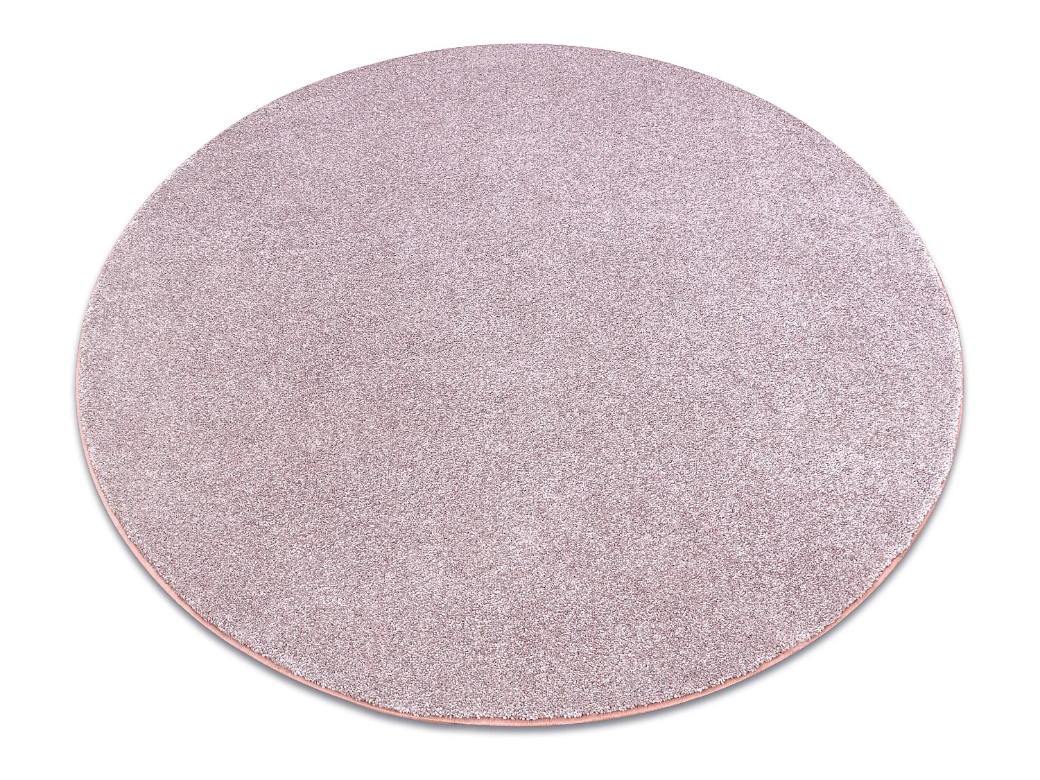 TAPIJT ROND SAN MIGUEL vuil rozekleuring 61 , glad , uniform, enkele k cercle 150 cm