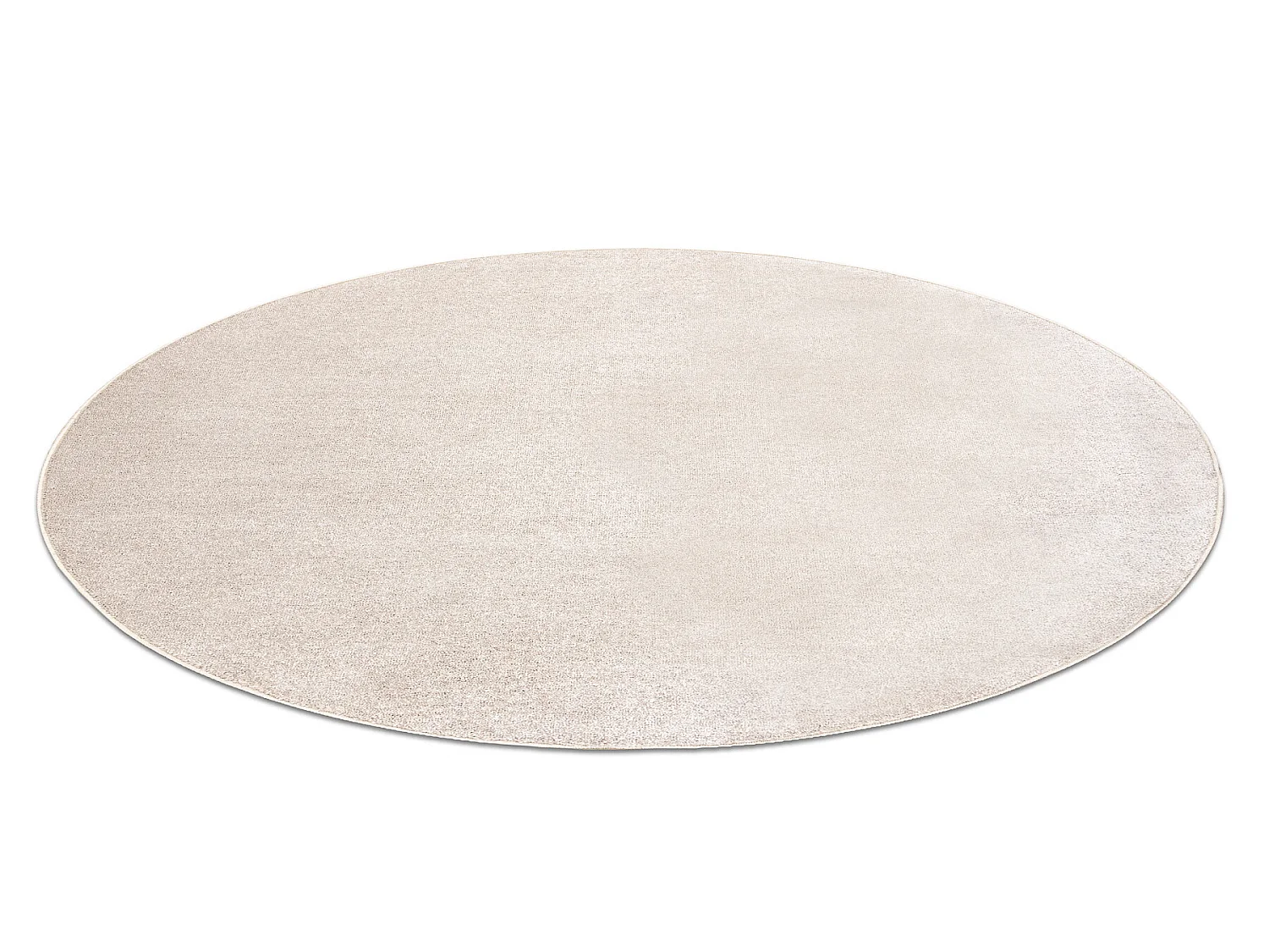 TAPIS cercle CASHMERE beige 312 plaine cercle 100 cm