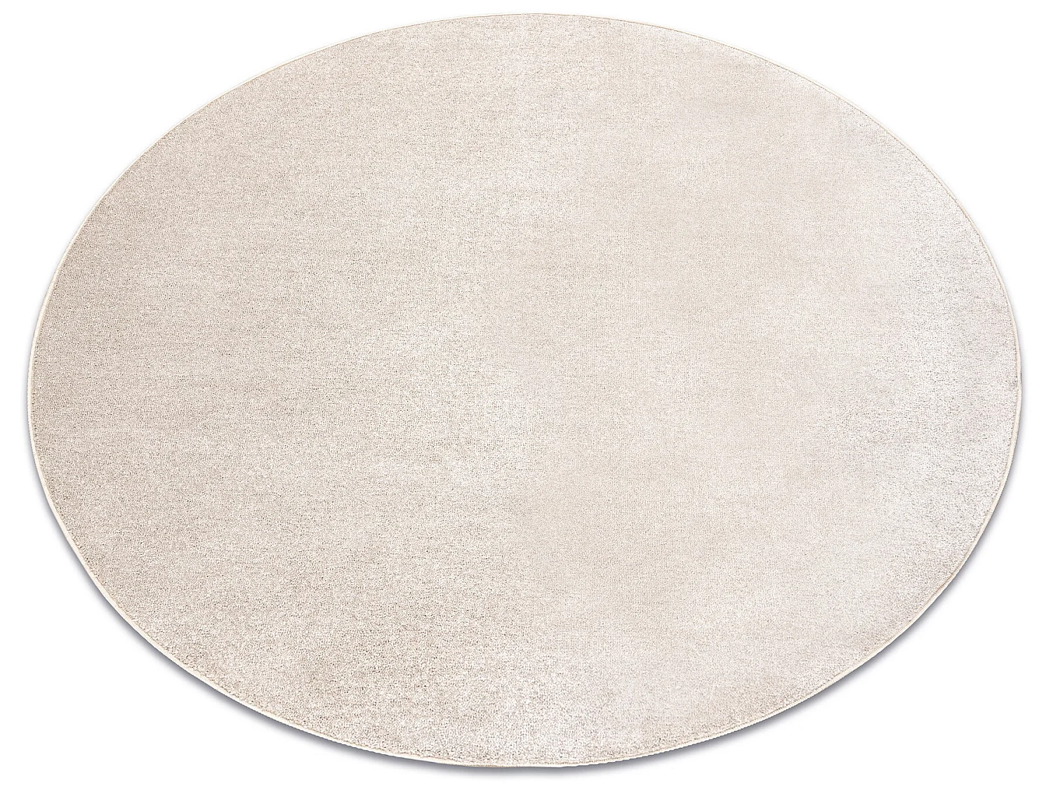 TAPIS cercle CASHMERE beige 312 plaine cercle 100 cm