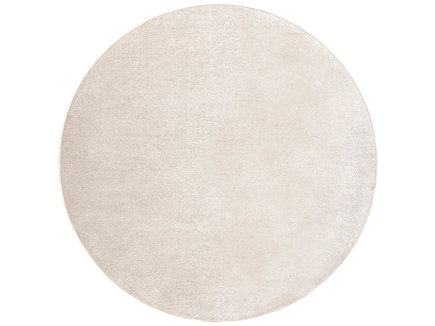 TAPIS cercle CASHMERE beige 312 plaine cercle 100 cm